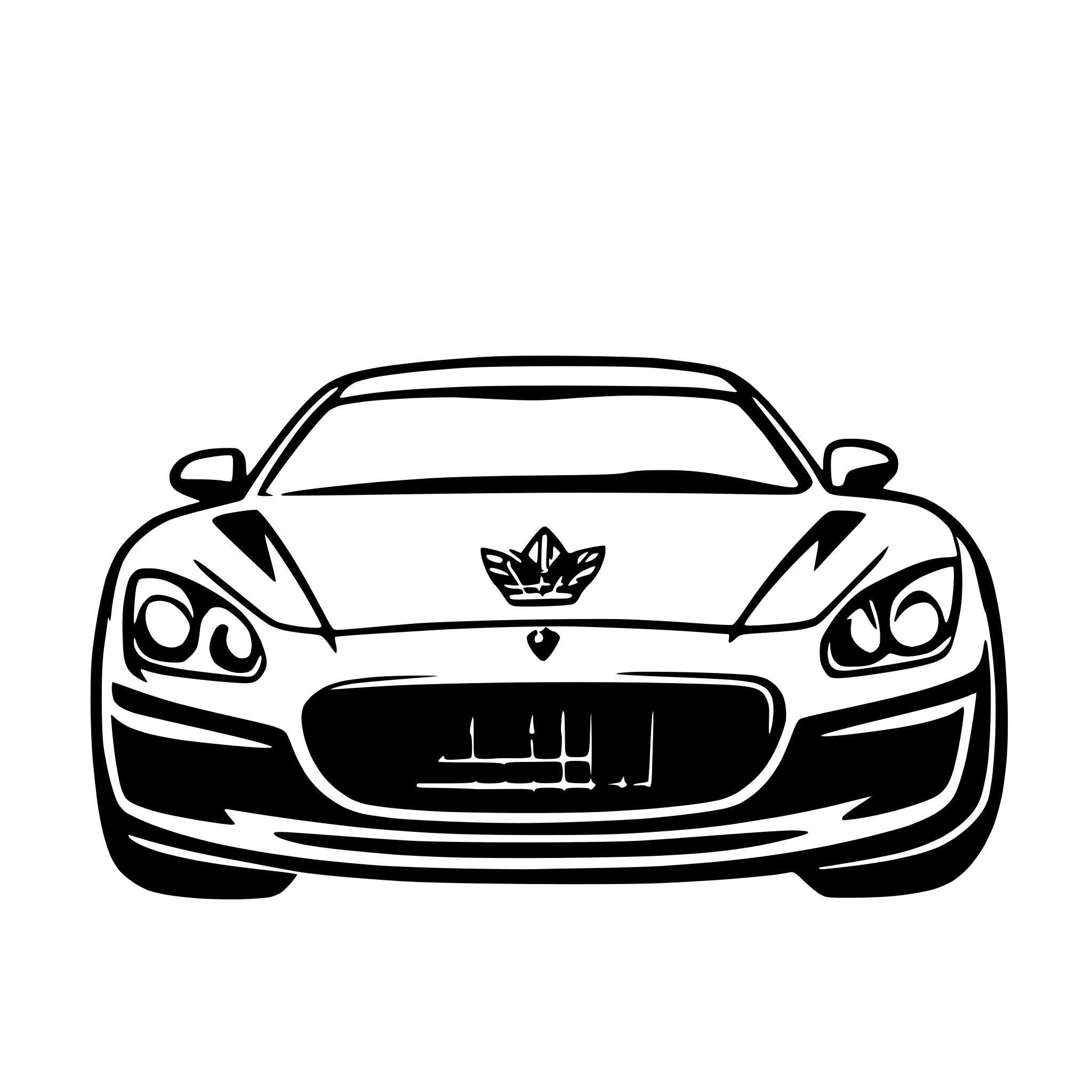 AI-generated SVG of 'Maserati Quattroporte GTS'