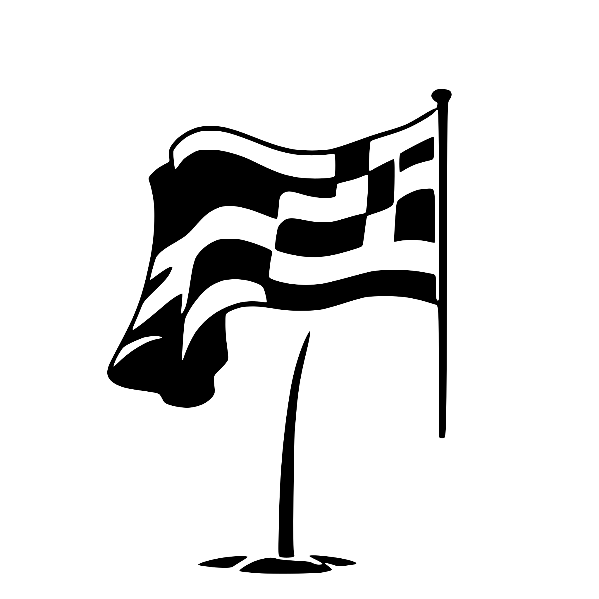 AI-generated SVG of 'winner flag'