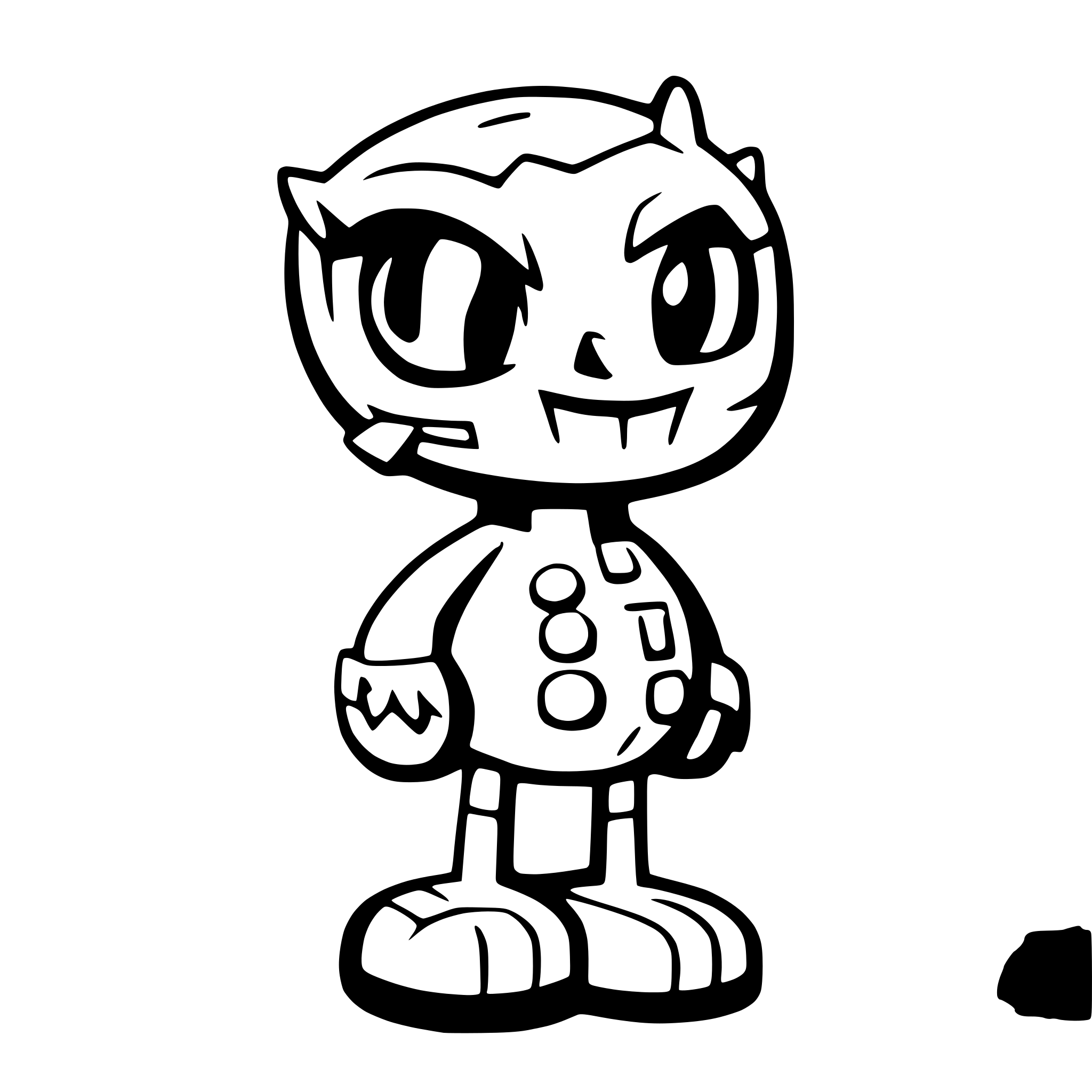AI-generated SVG of 'griffin brutalist'