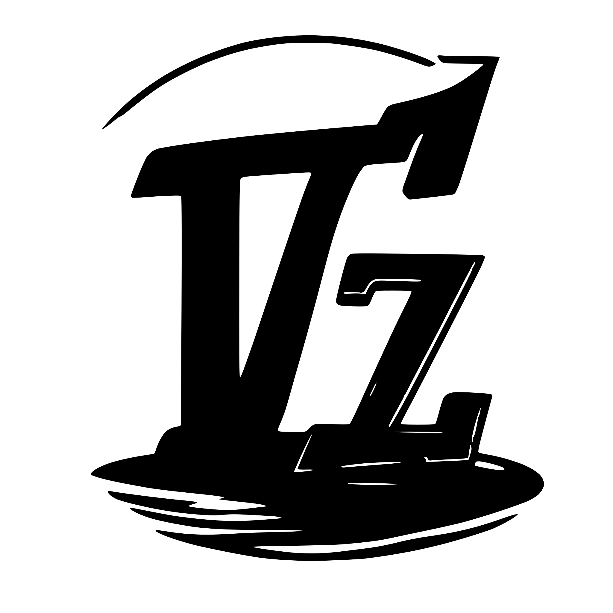 AI-generated SVG of a logo with the letters z and V in orange and blue
