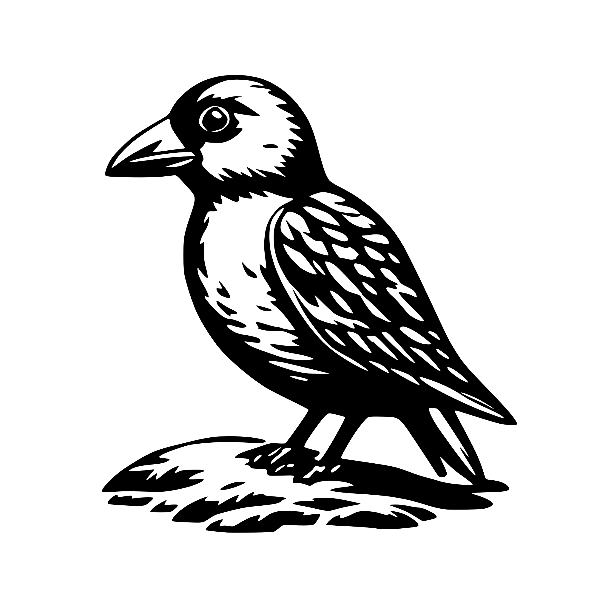 AI-generated SVG of 'wellensittich'
