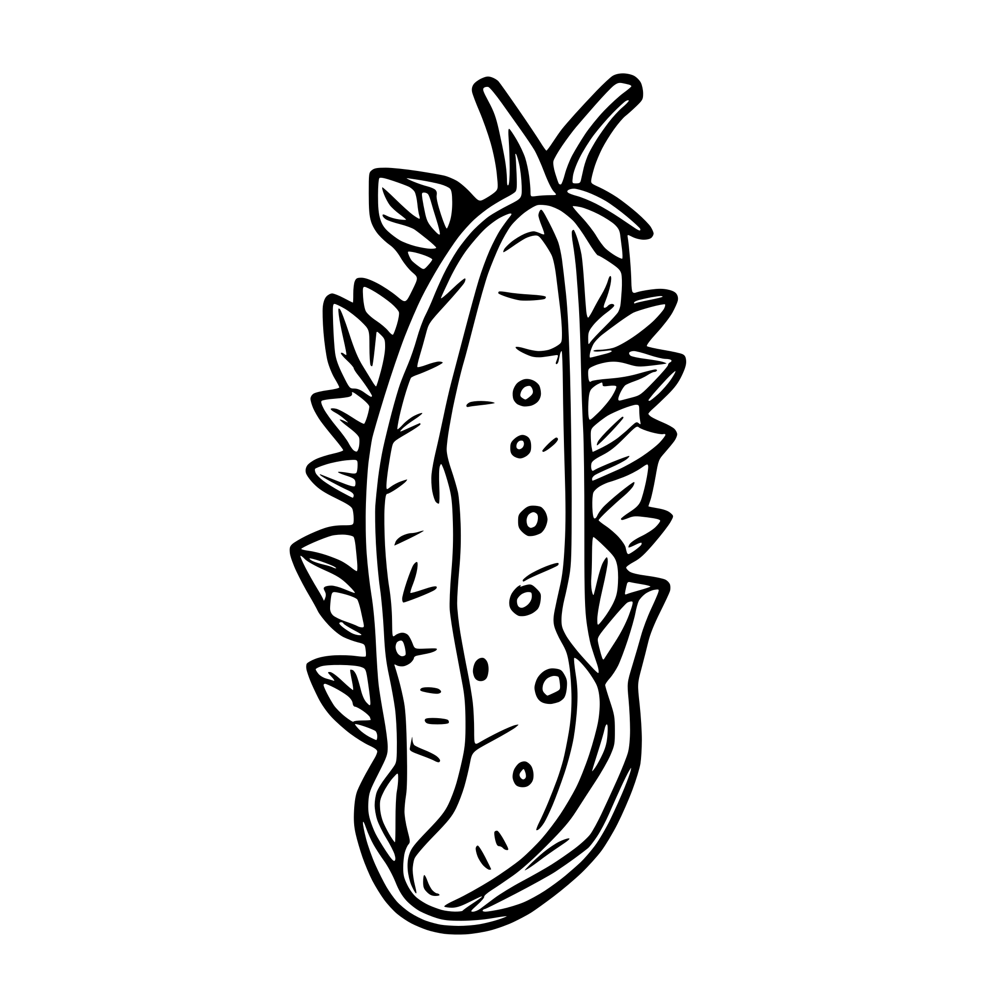 AI-generated SVG of 'Chilipepper fern habanero jalapeno chili'