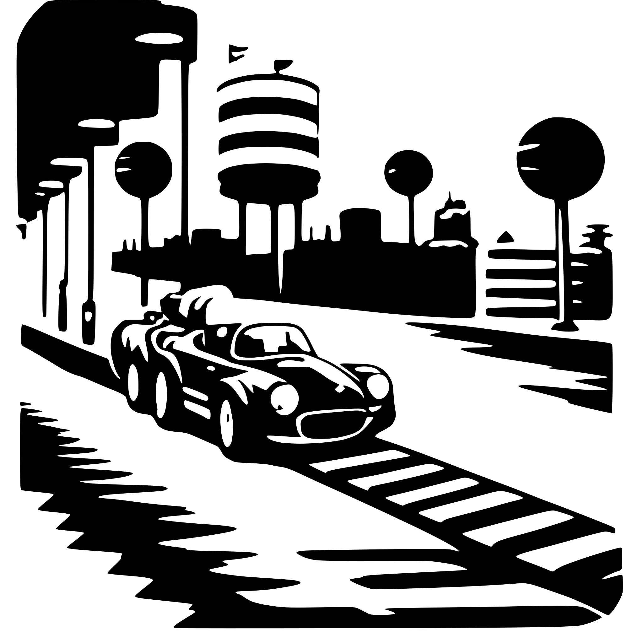 AI-generated SVG of a mini grand prix birthday invitation card