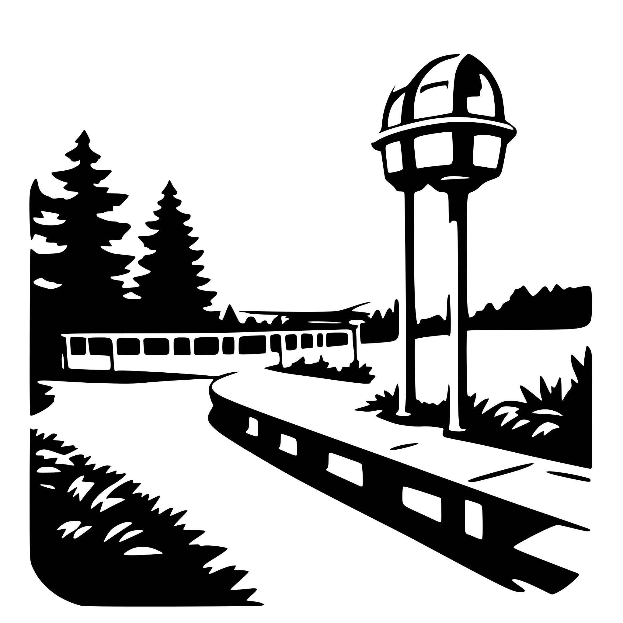 AI-generated SVG of a scenic overlook