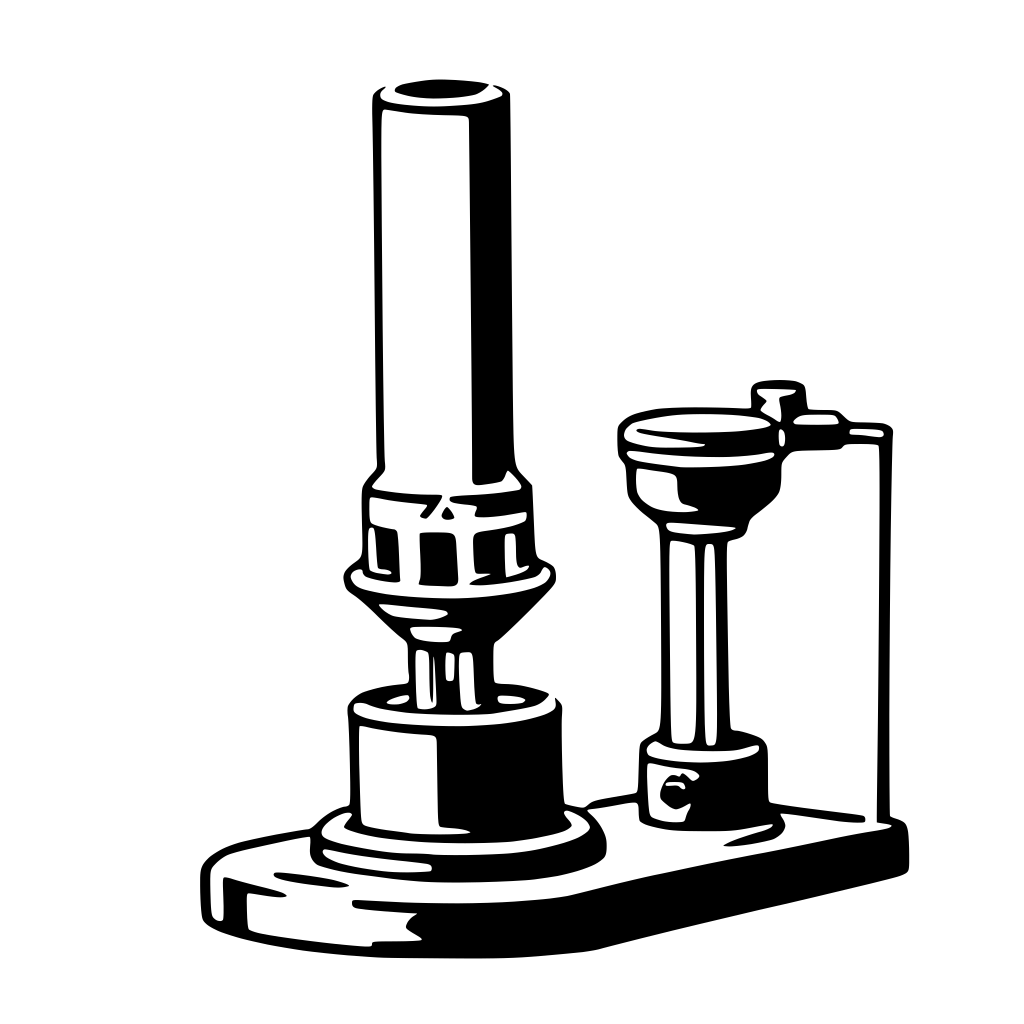 AI-generated SVG of 'bunsen burner'