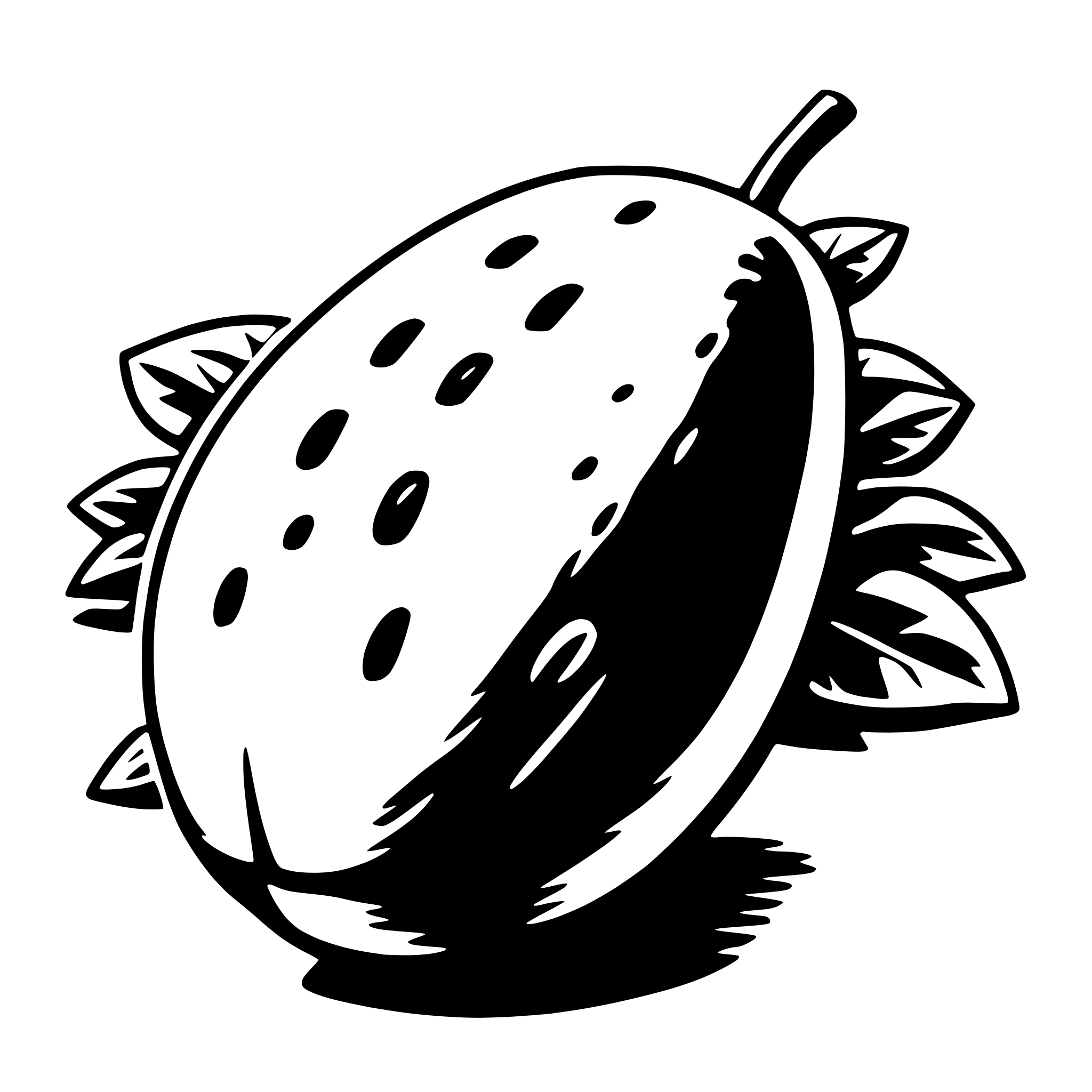 AI-generated SVG of 'winter melon'