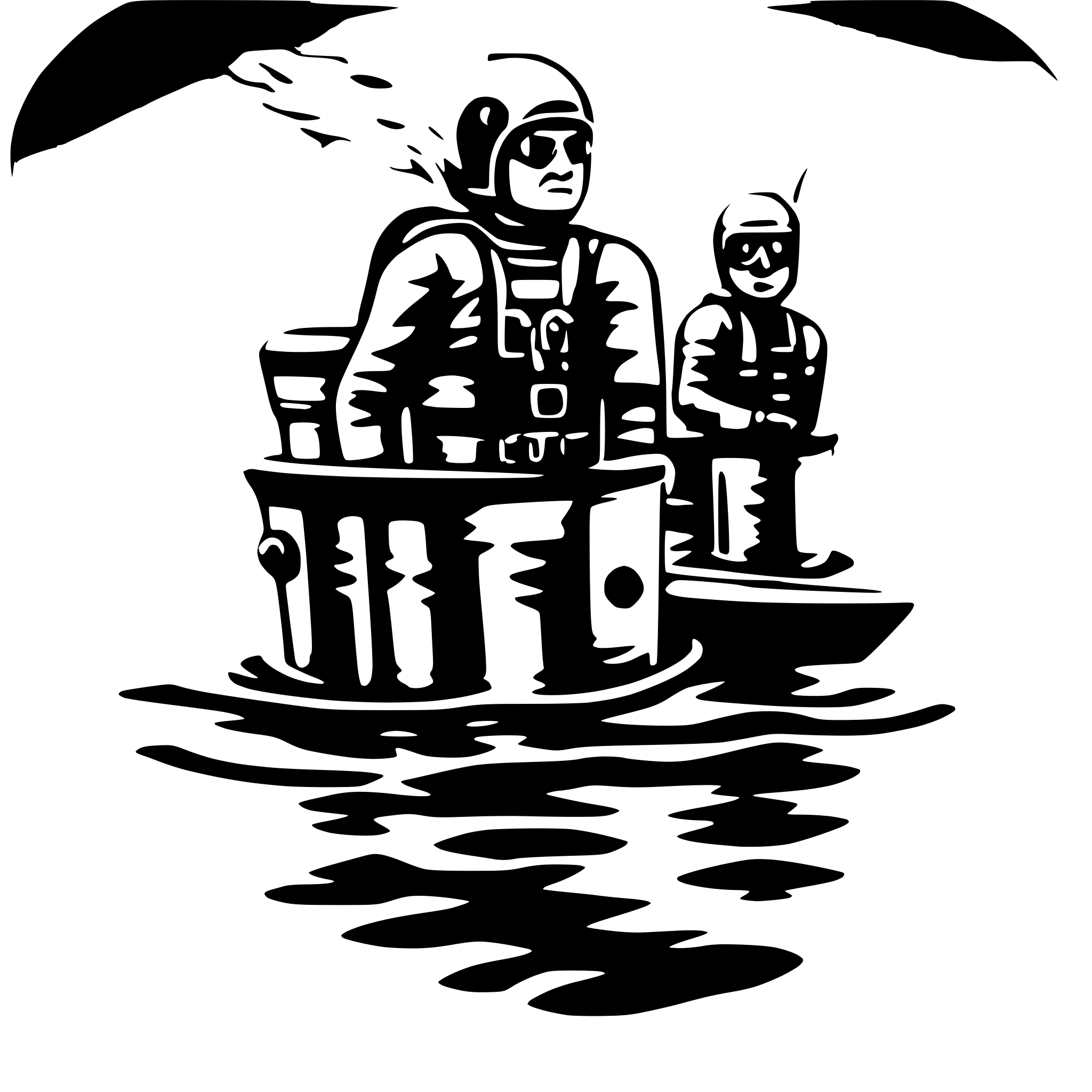 AI-generated SVG of 'professional divers under water'