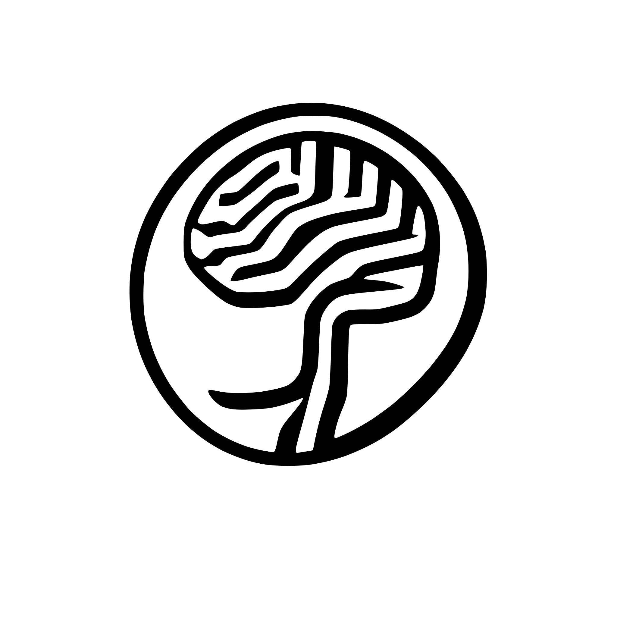 AI-generated SVG of 'brain with a computer chip implant'