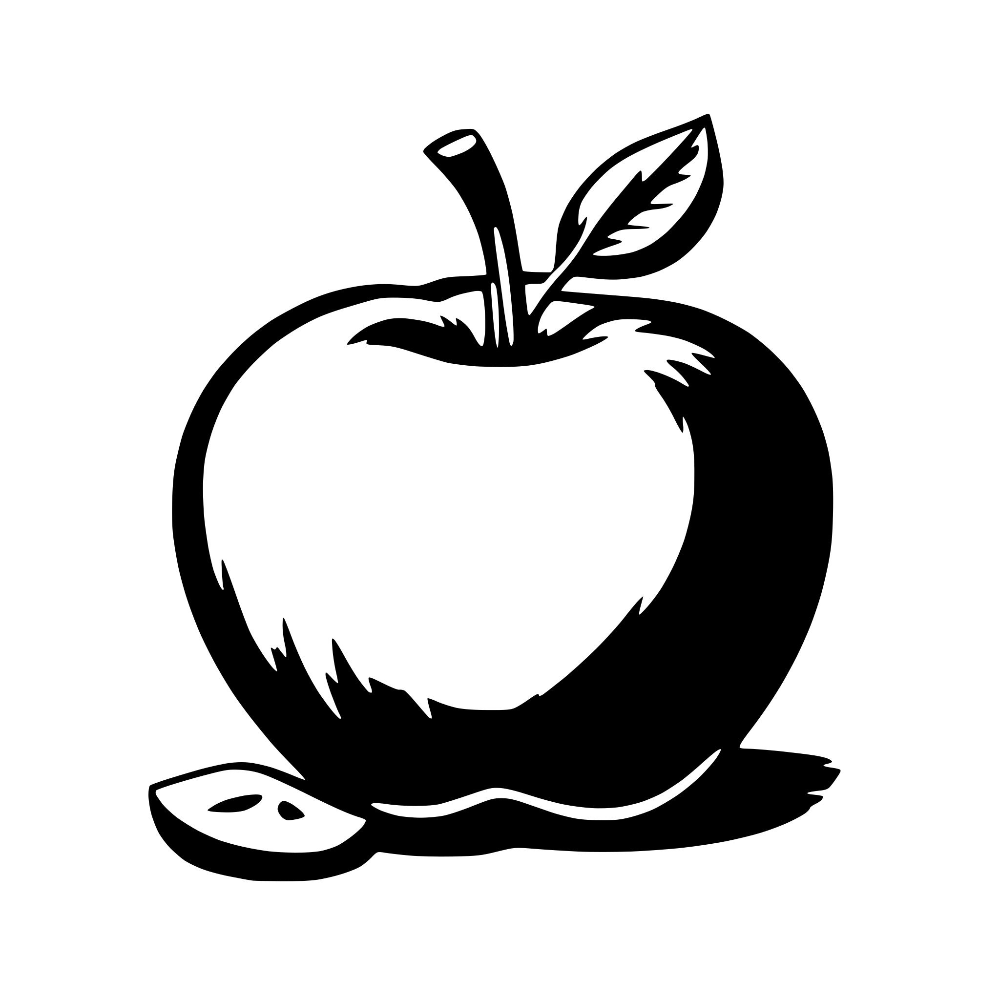 AI-generated SVG of a apple