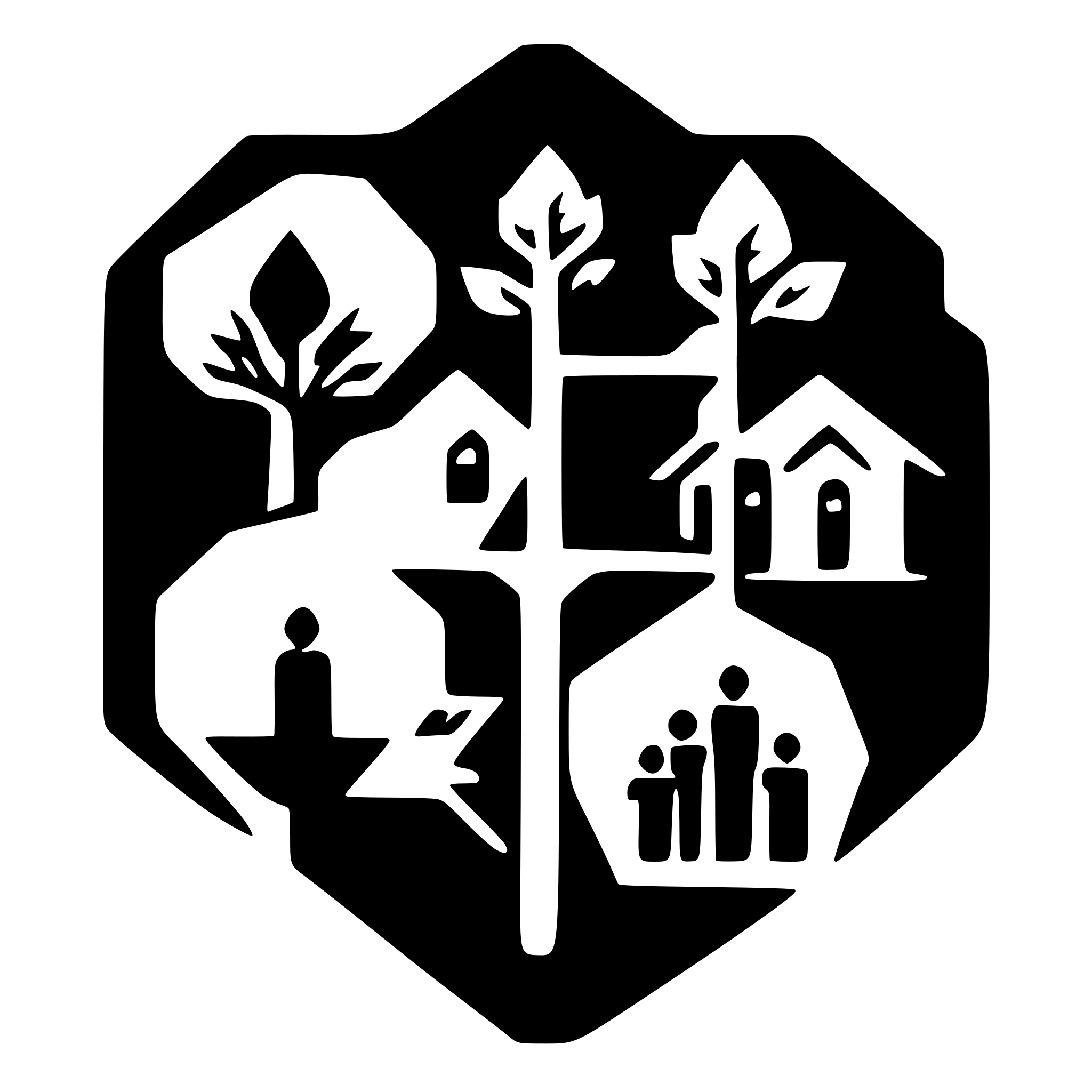 AI-generated SVG of a community graph