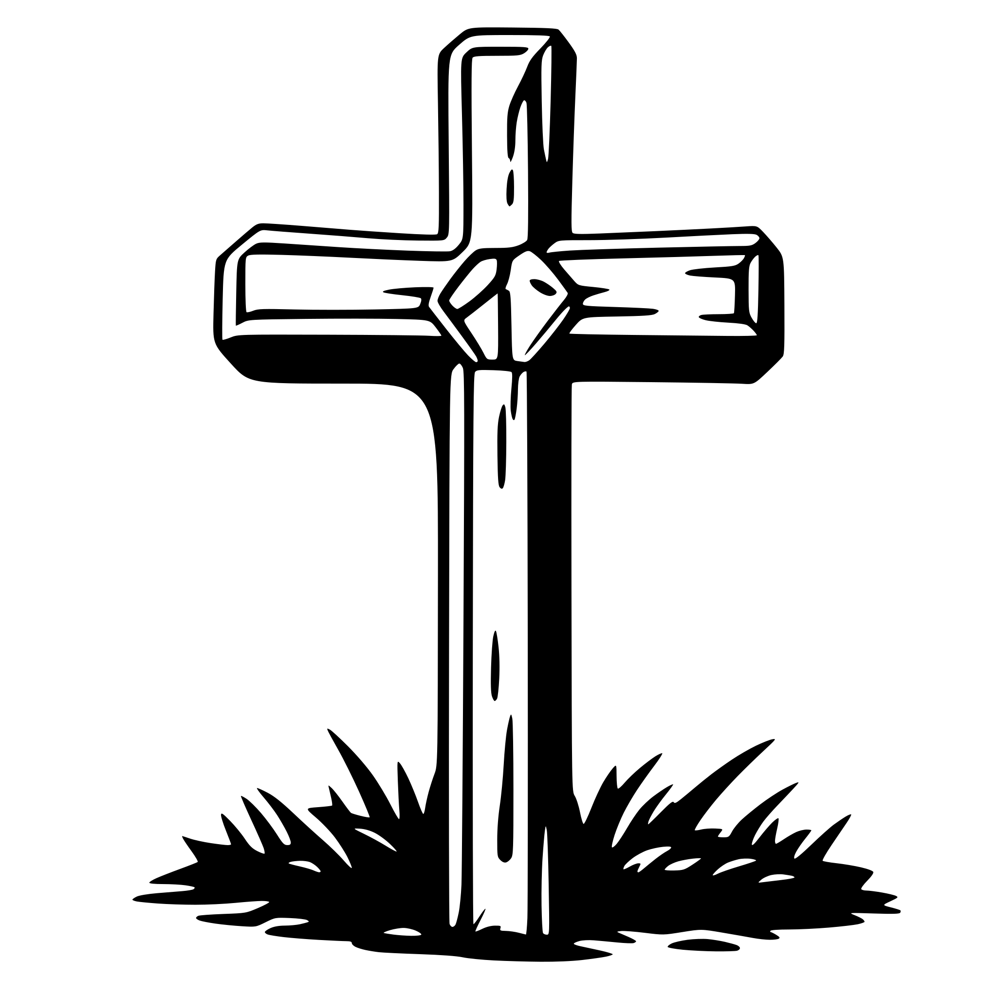 AI-generated SVG of 'Kreuz'