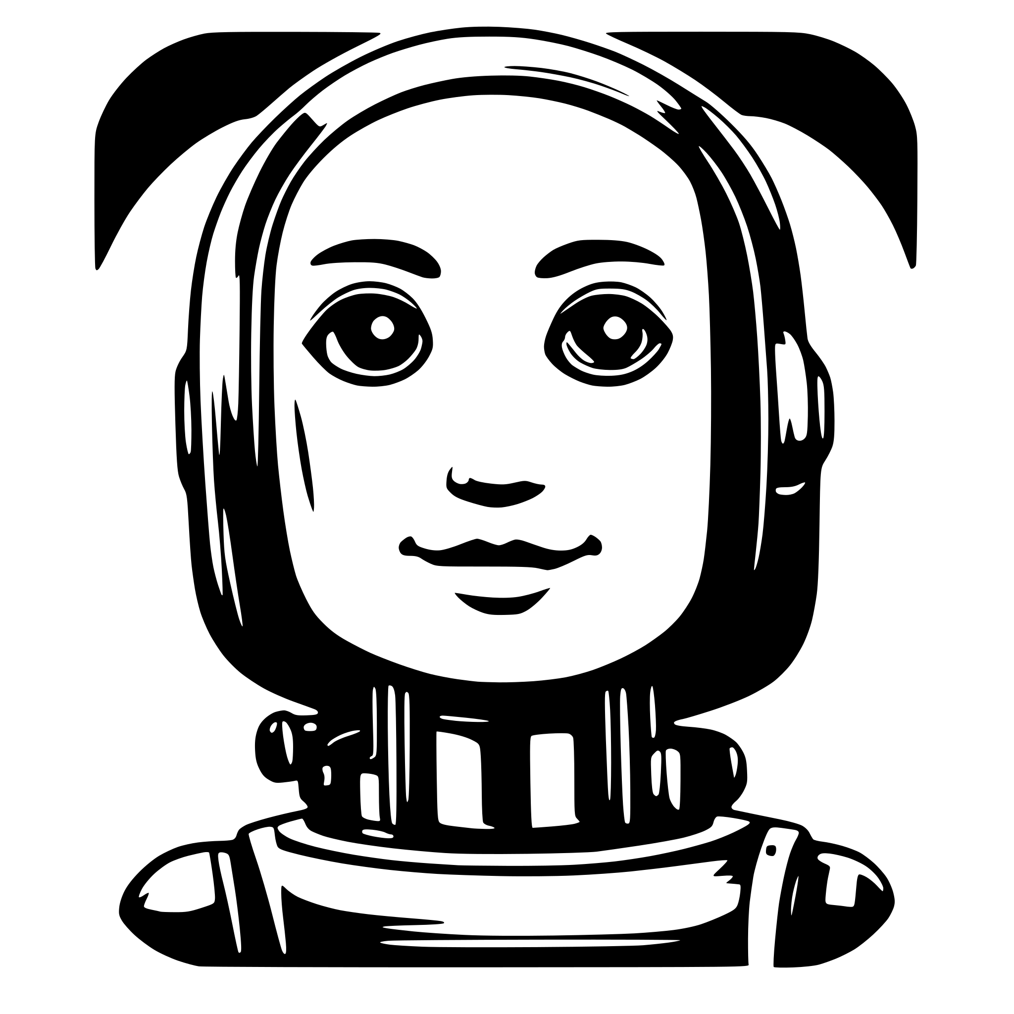 AI-generated SVG of a AI chatbot avatar