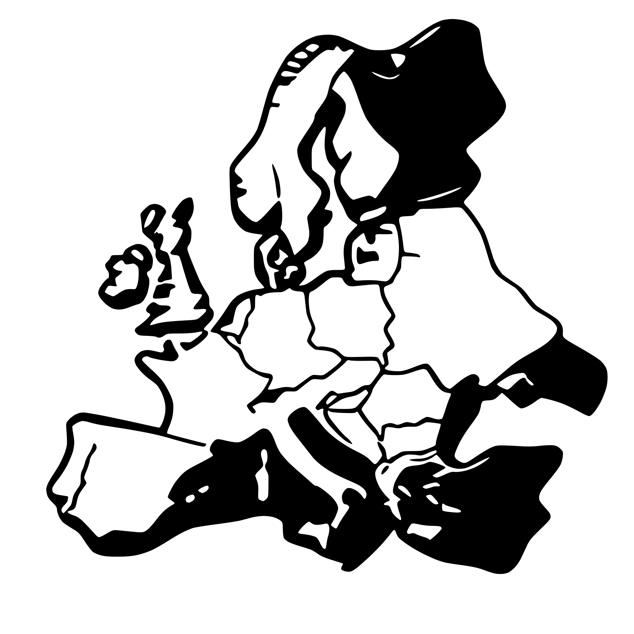 AI-generated SVG of 'europe map'