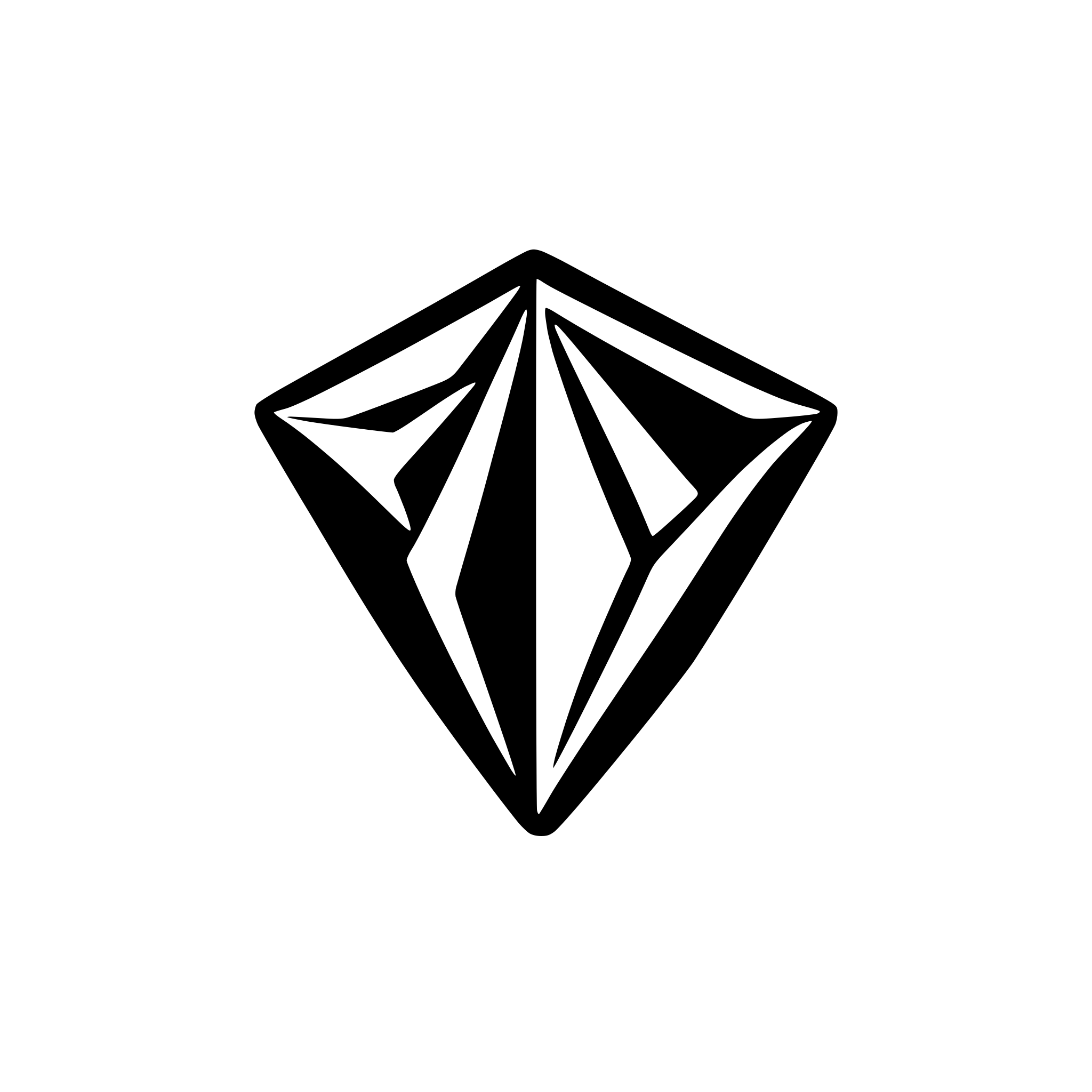 AI-generated SVG of 'geometric diamond with sharp edges'