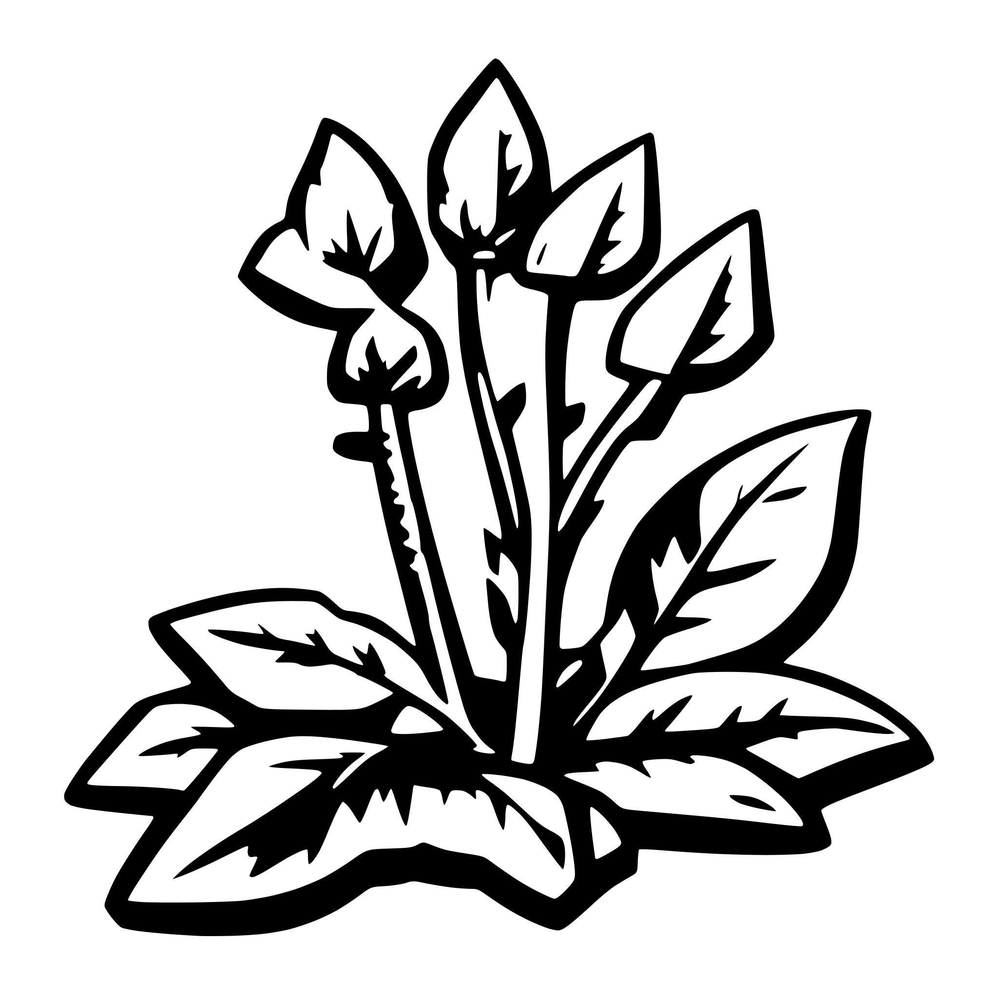 AI-generated SVG of 'askteisk beveled'