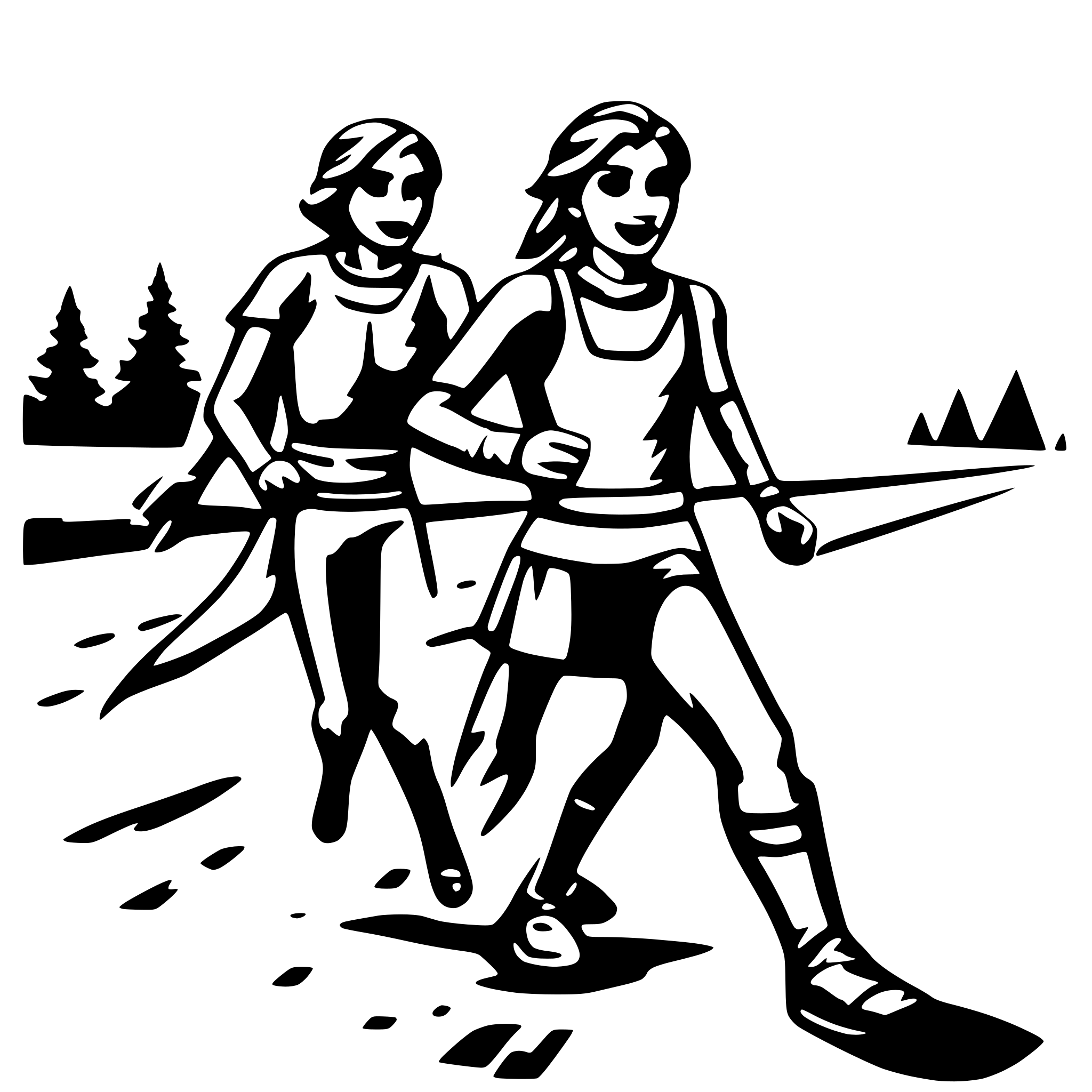 AI-generated SVG of a a graphical design for a relay runing race named the frozen round AI-generated SVG of a a graphical design for a relay runing race named the frozen round