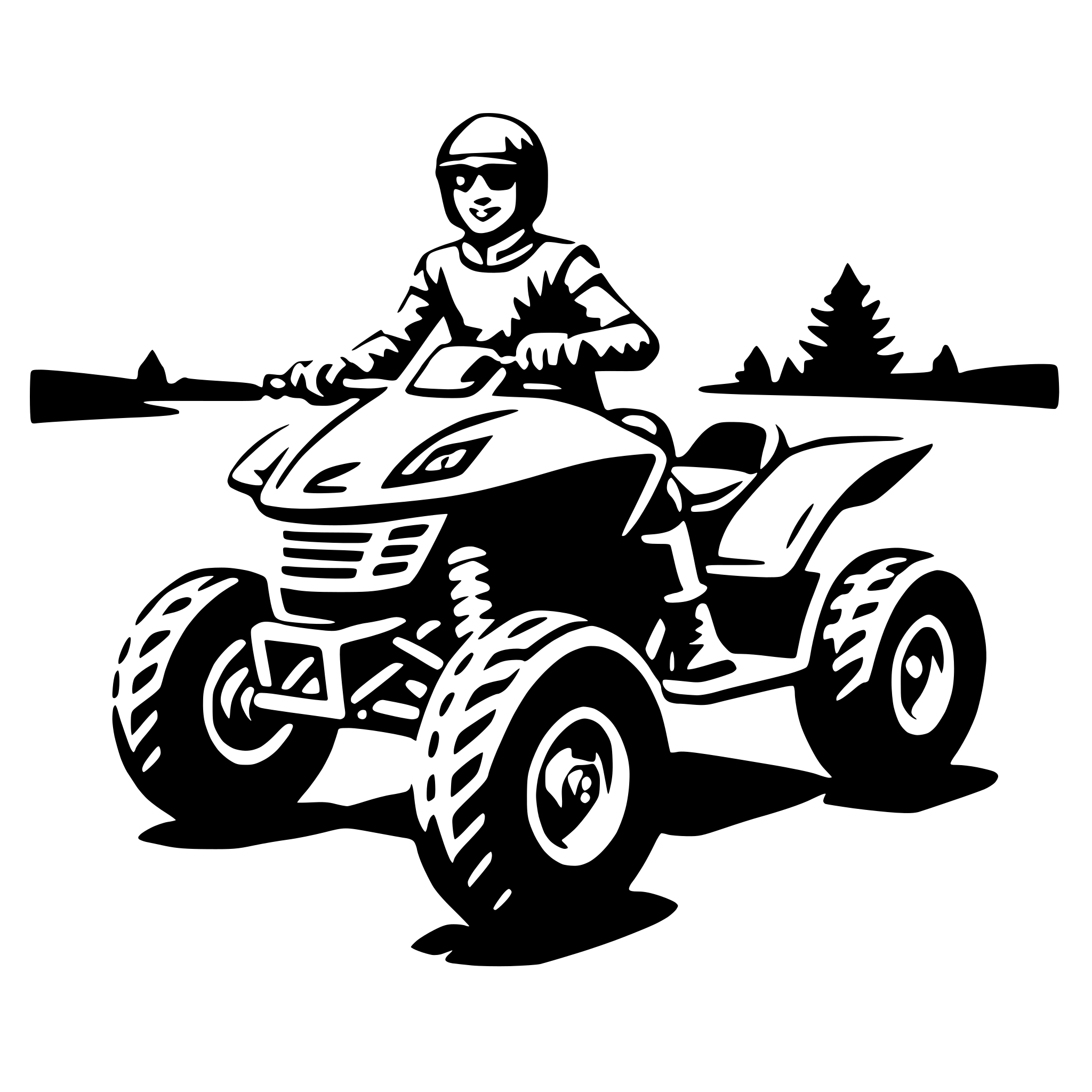 AI-generated SVG of 'quad bike'