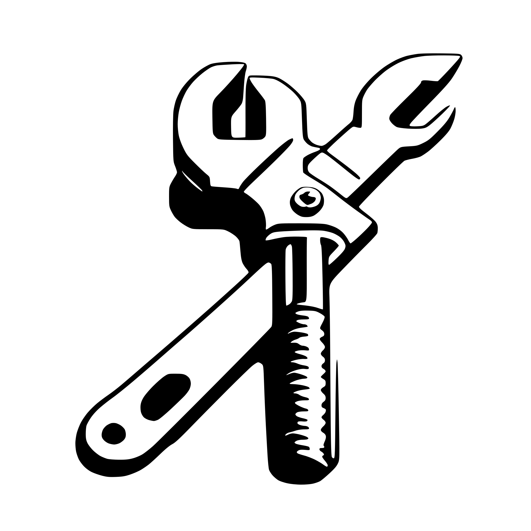 AI-generated SVG of a wrench