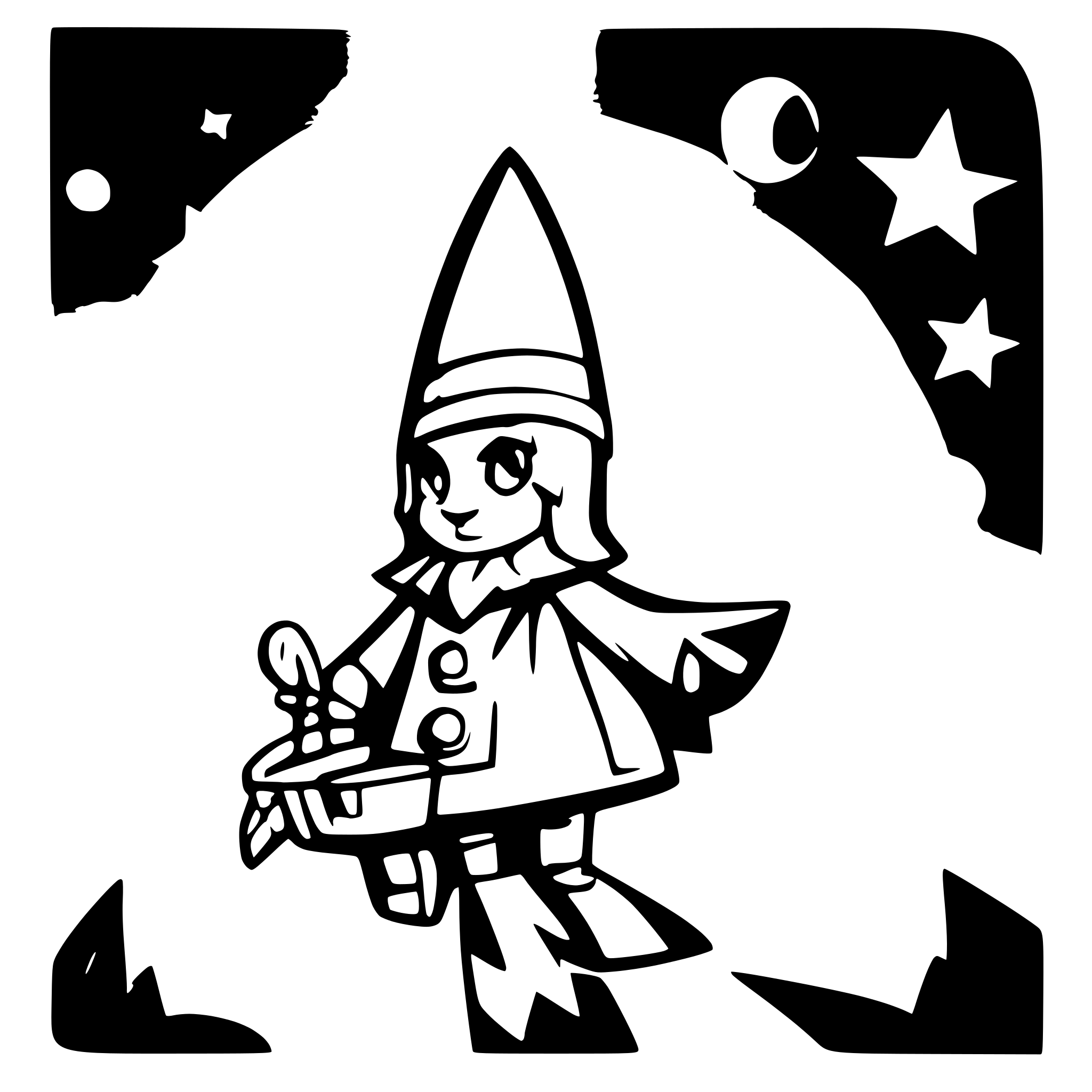 AI-generated SVG of 'wizard on the rocket'