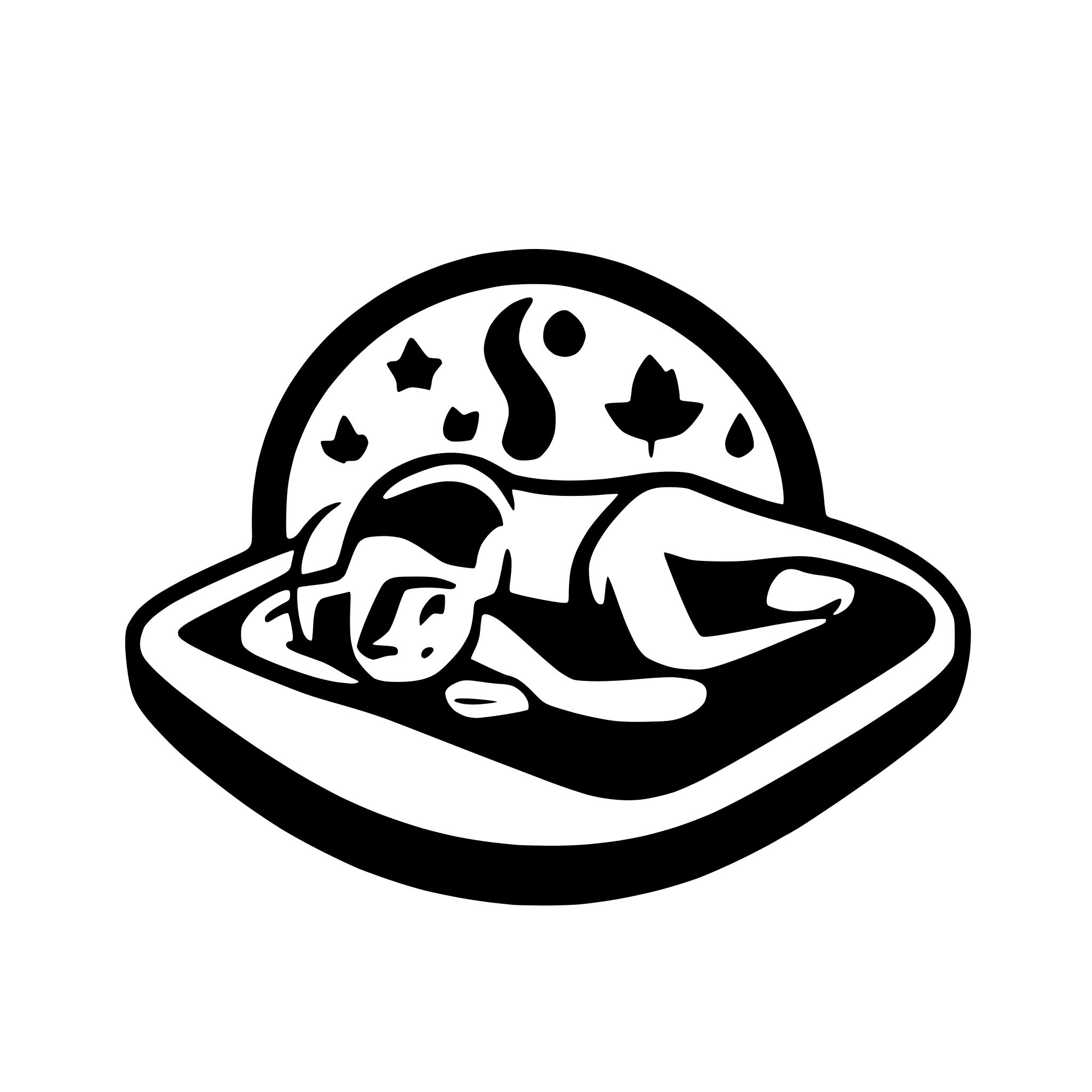AI-generated SVG of a yoga sleep