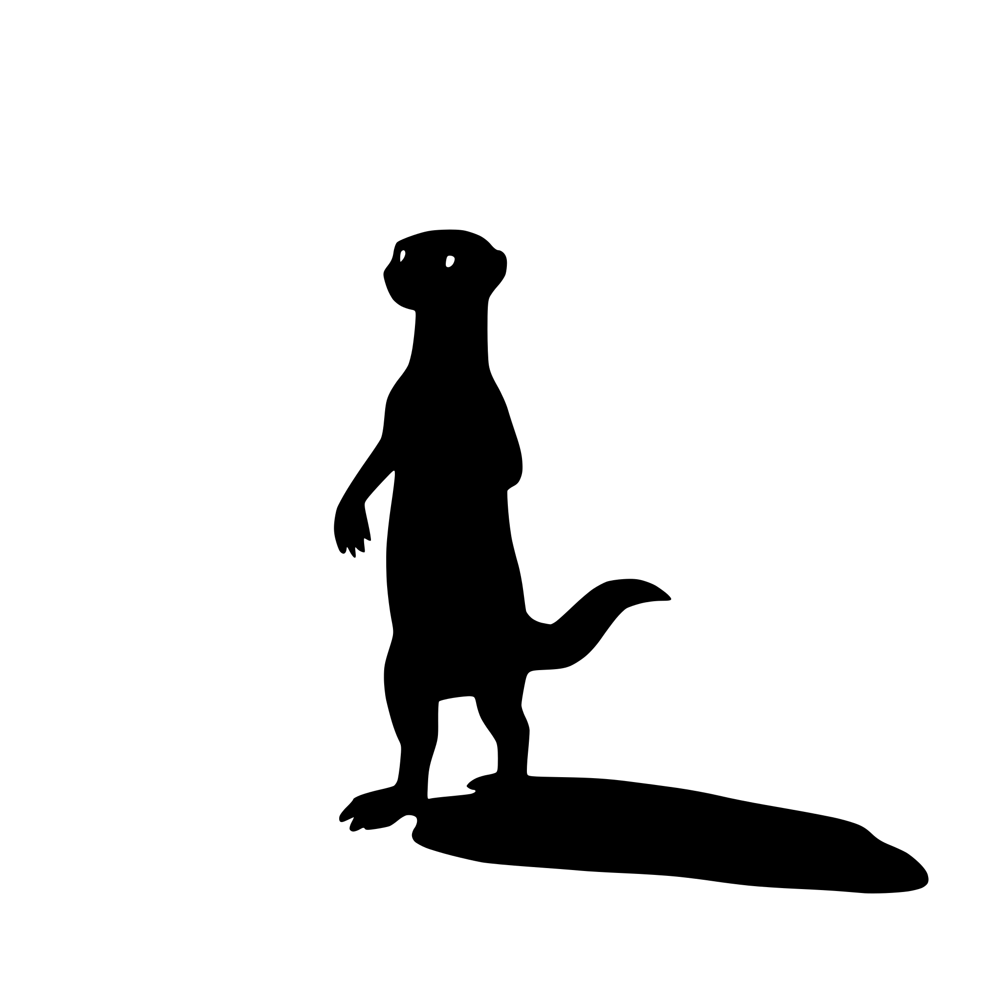 AI-generated SVG of a meerkat