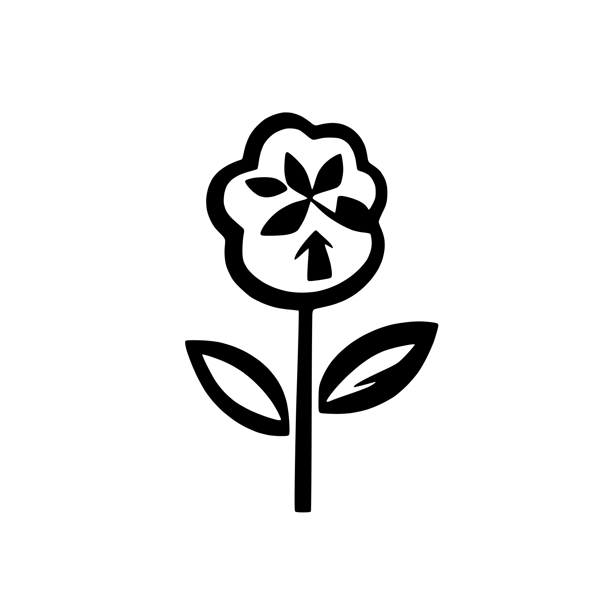 AI-generated SVG of a flower icon
