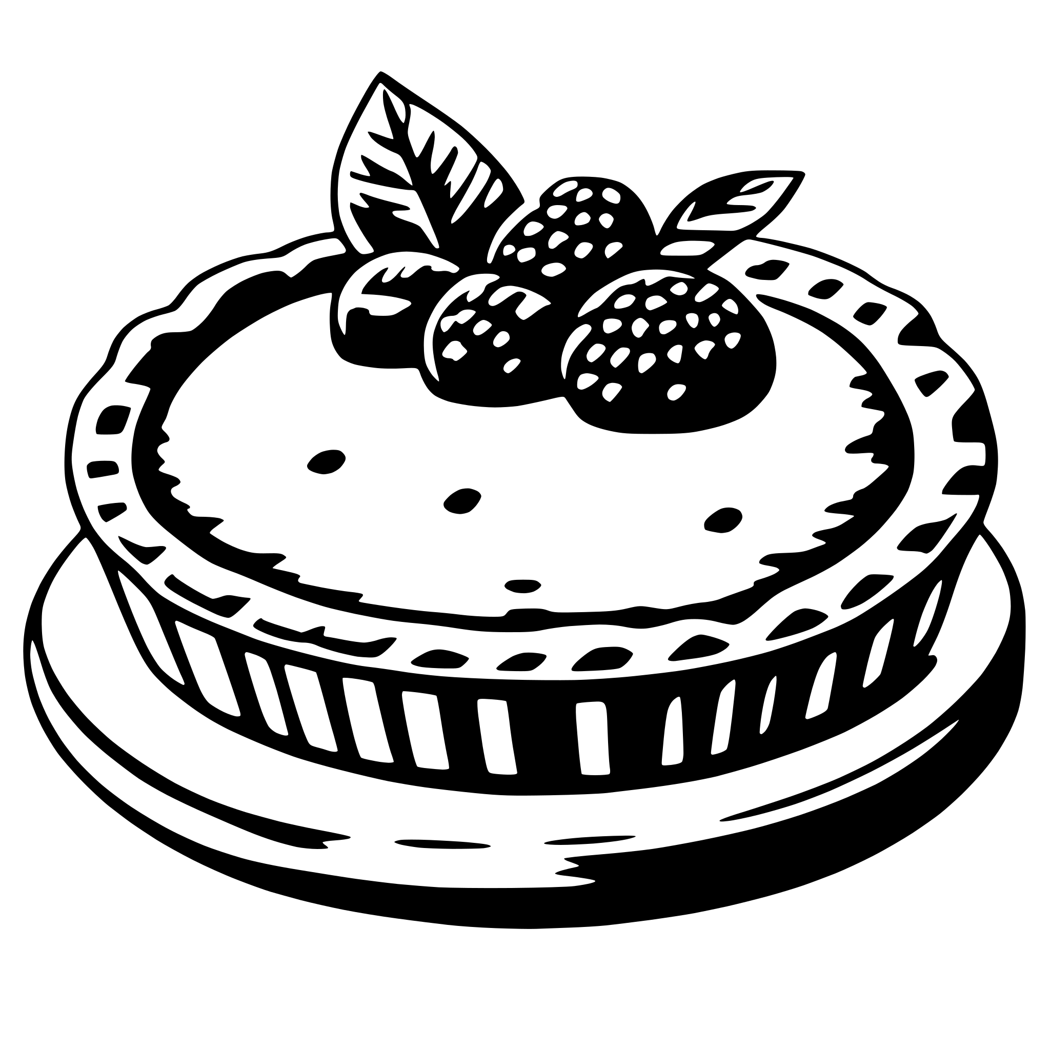 AI-generated SVG of a pie