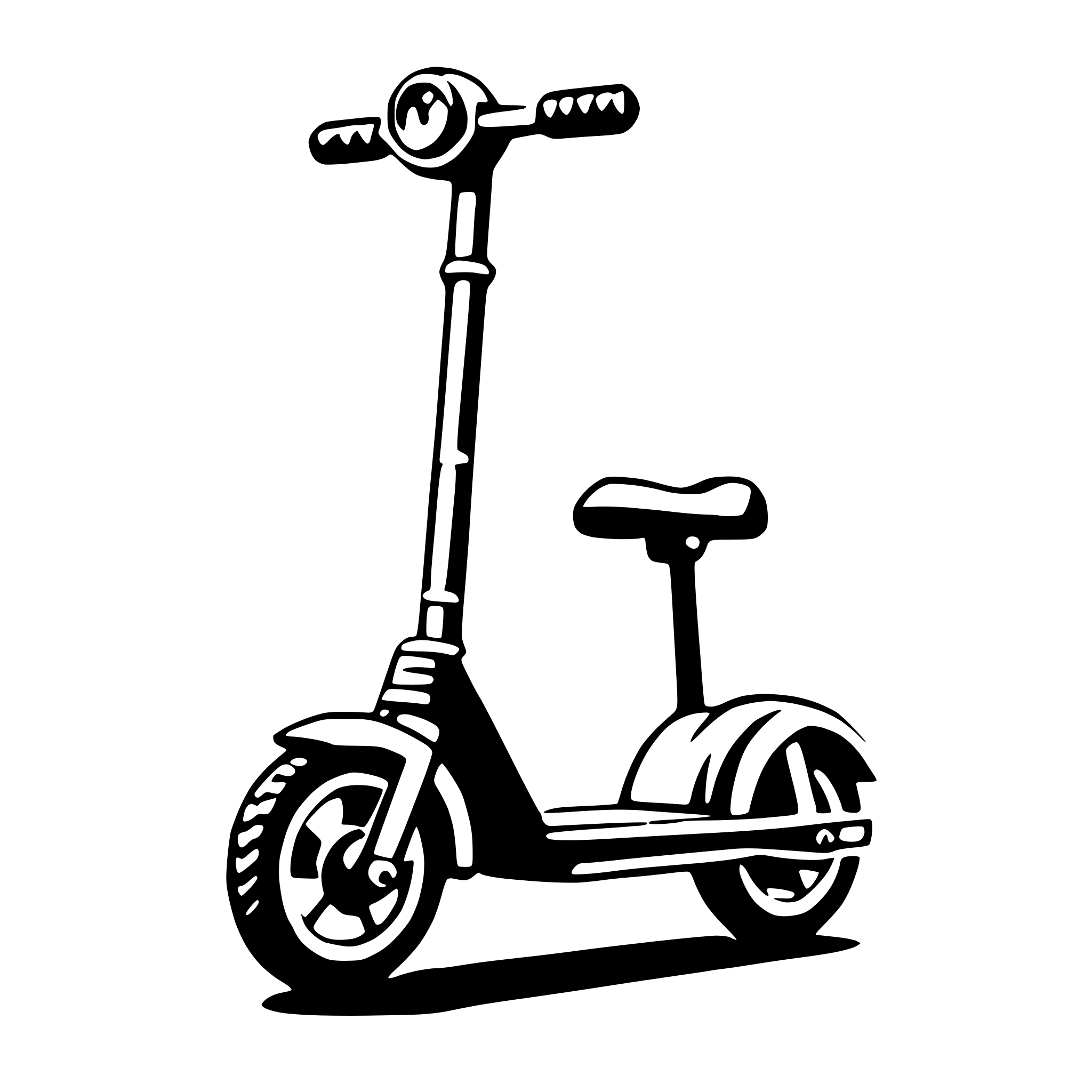 AI-generated SVG of a electric scooter