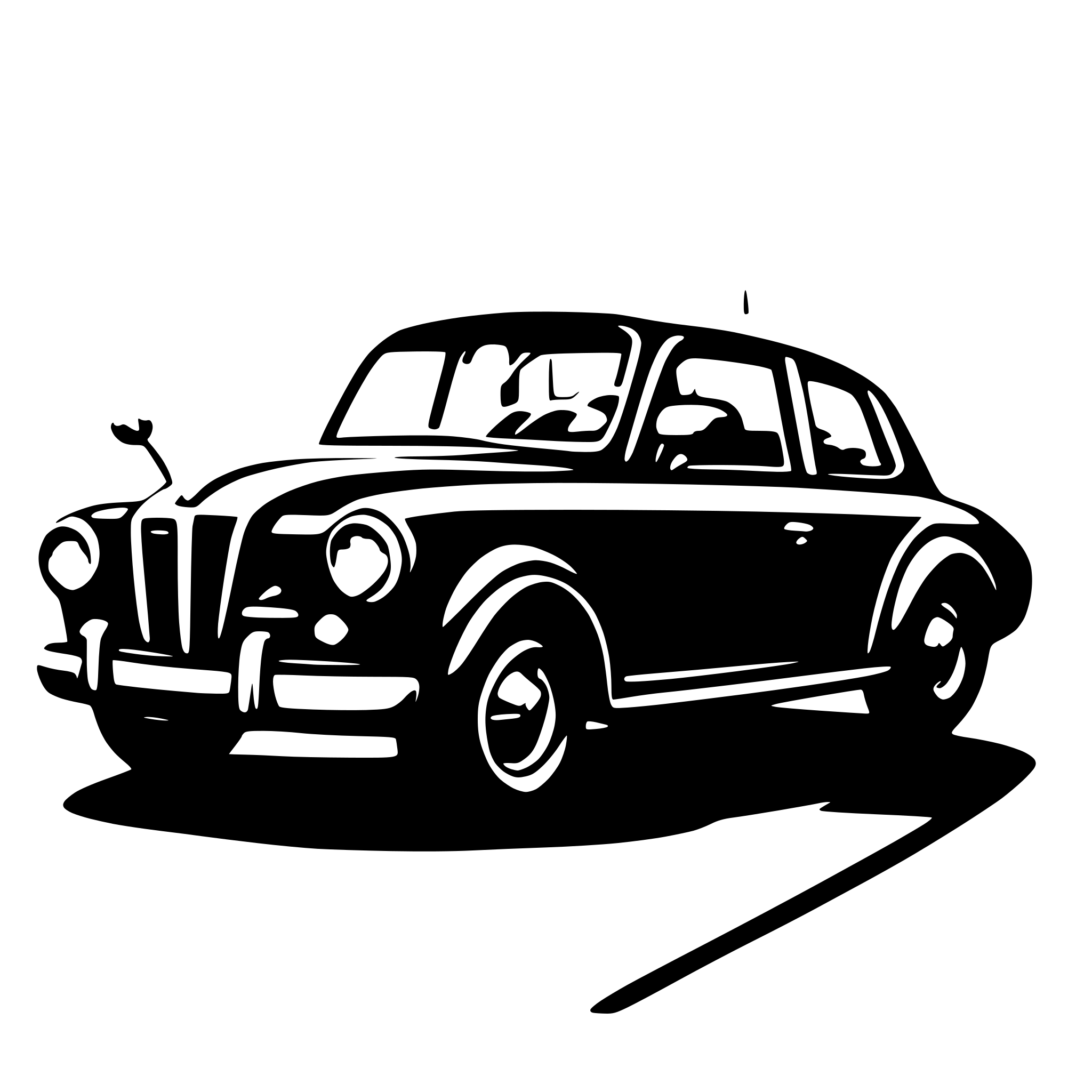 AI-generated SVG of a car