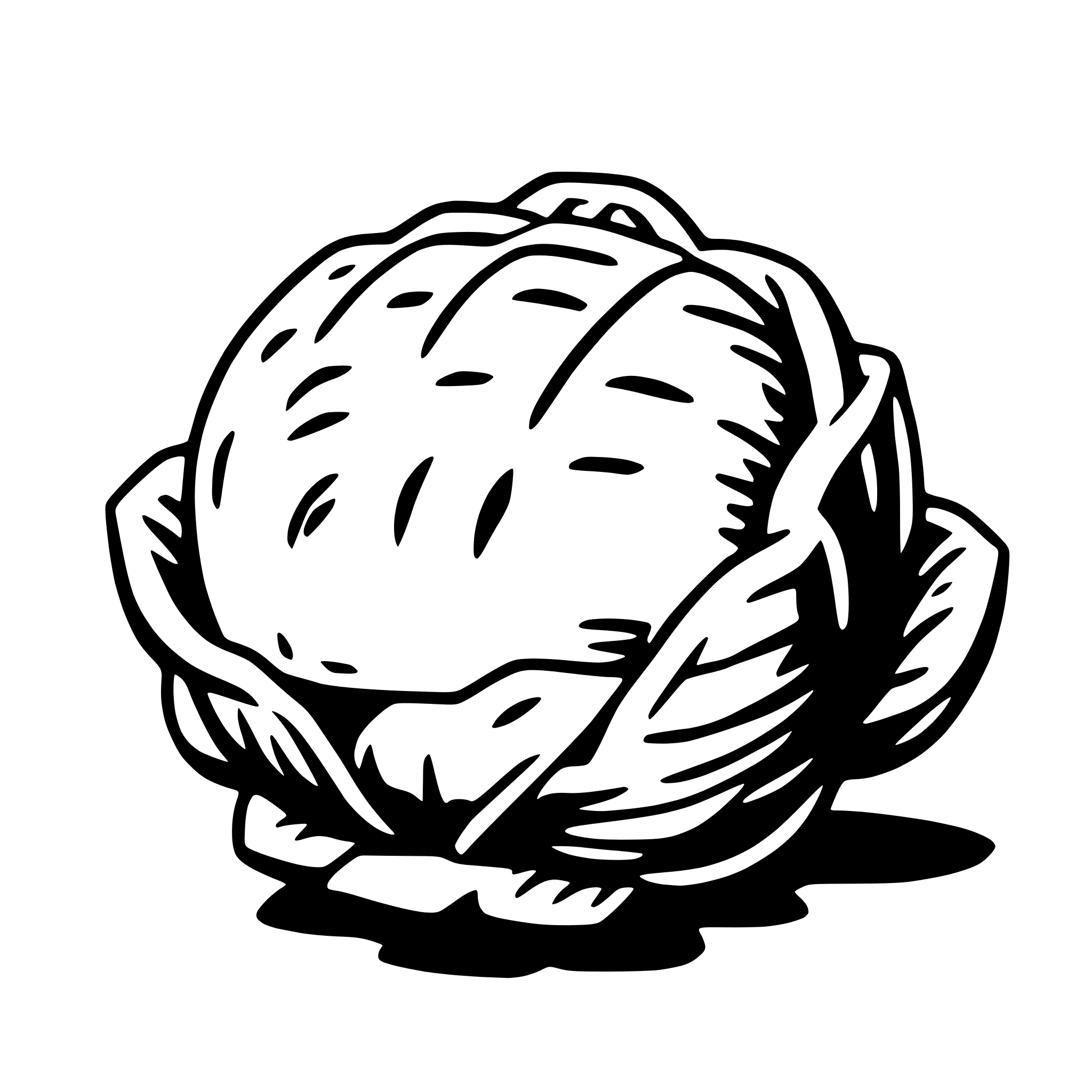 AI-generated SVG of 'brussels sprout'