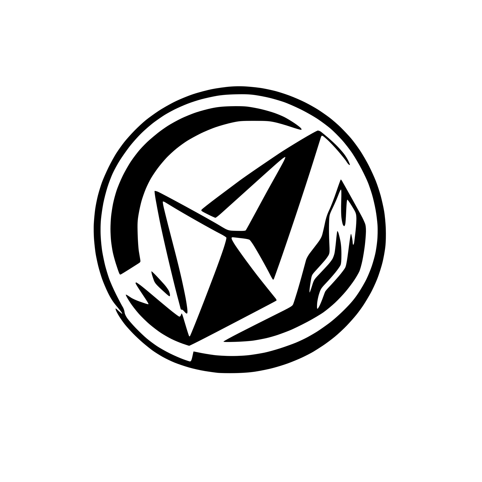 AI-generated SVG of a Create a modern logo featuring abstract geometric shapes in  black, and white, representing  art and digital solutions. The design should convey web and app development themes, with clean lines, interconnected elements, and a sleek, tech-inspired aesthetic. Aim for a minimalist yet impactful look that captures creativity, problem-solving, and a forward-thinking approach