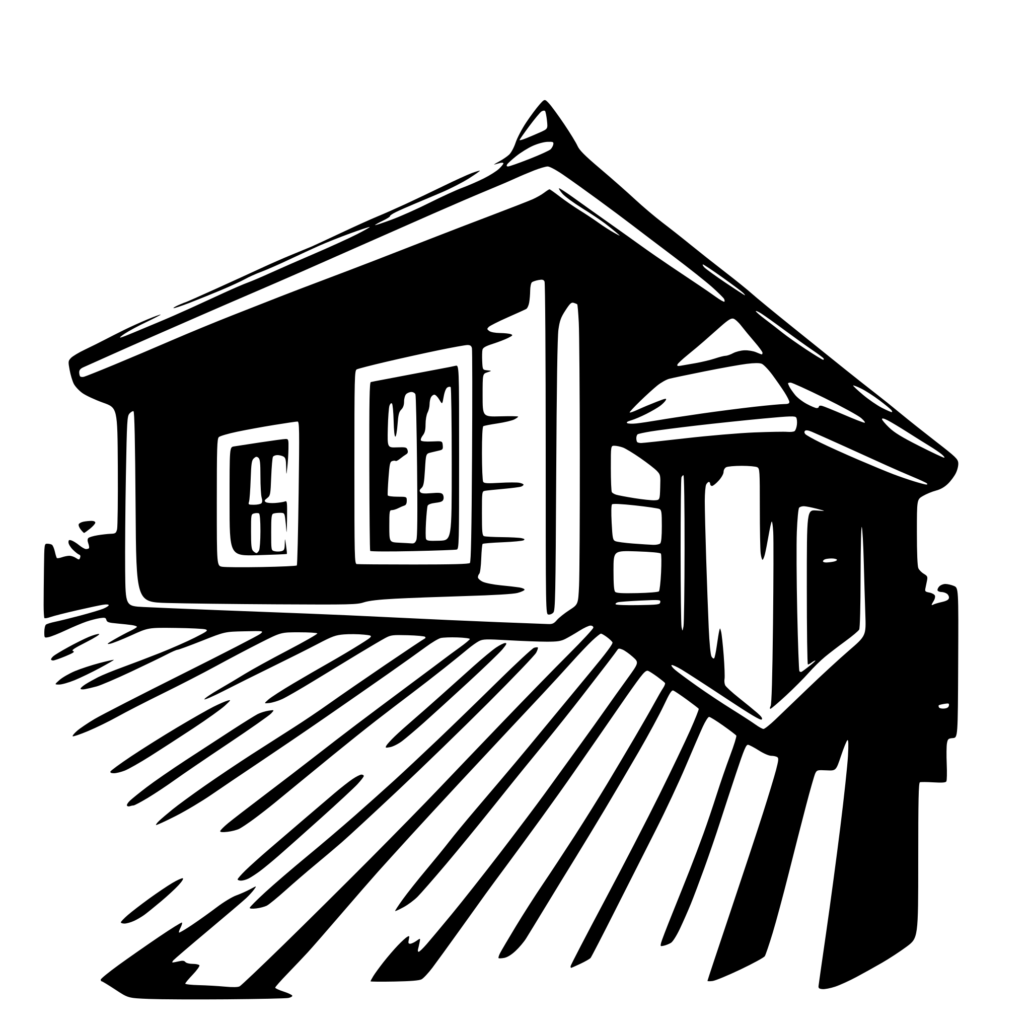 AI-generated SVG of a roof