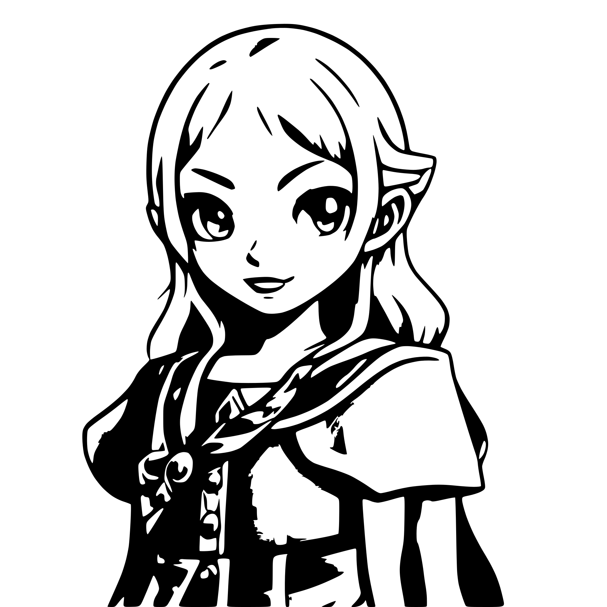 AI-generated SVG of 'legend of zelda'