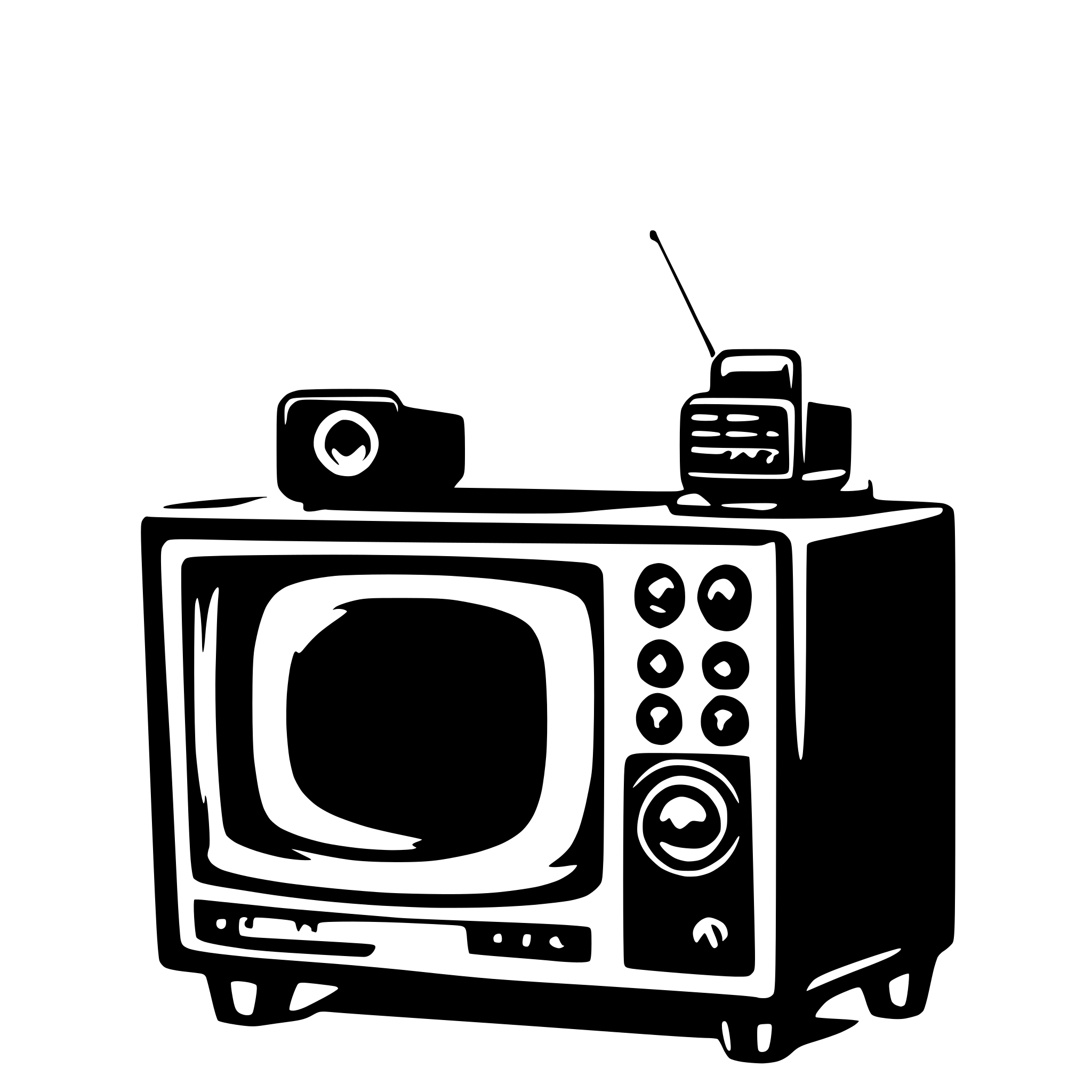 AI-generated SVG of a TV AND AUDIO SYSTEMS