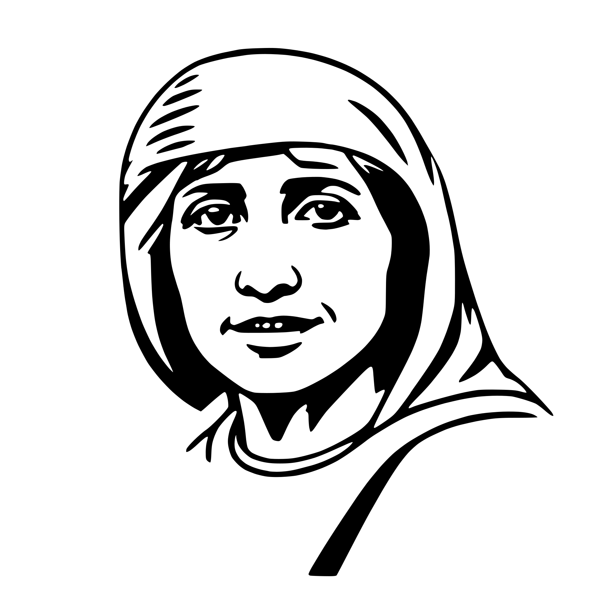 AI-generated SVG of 'mother teresa'