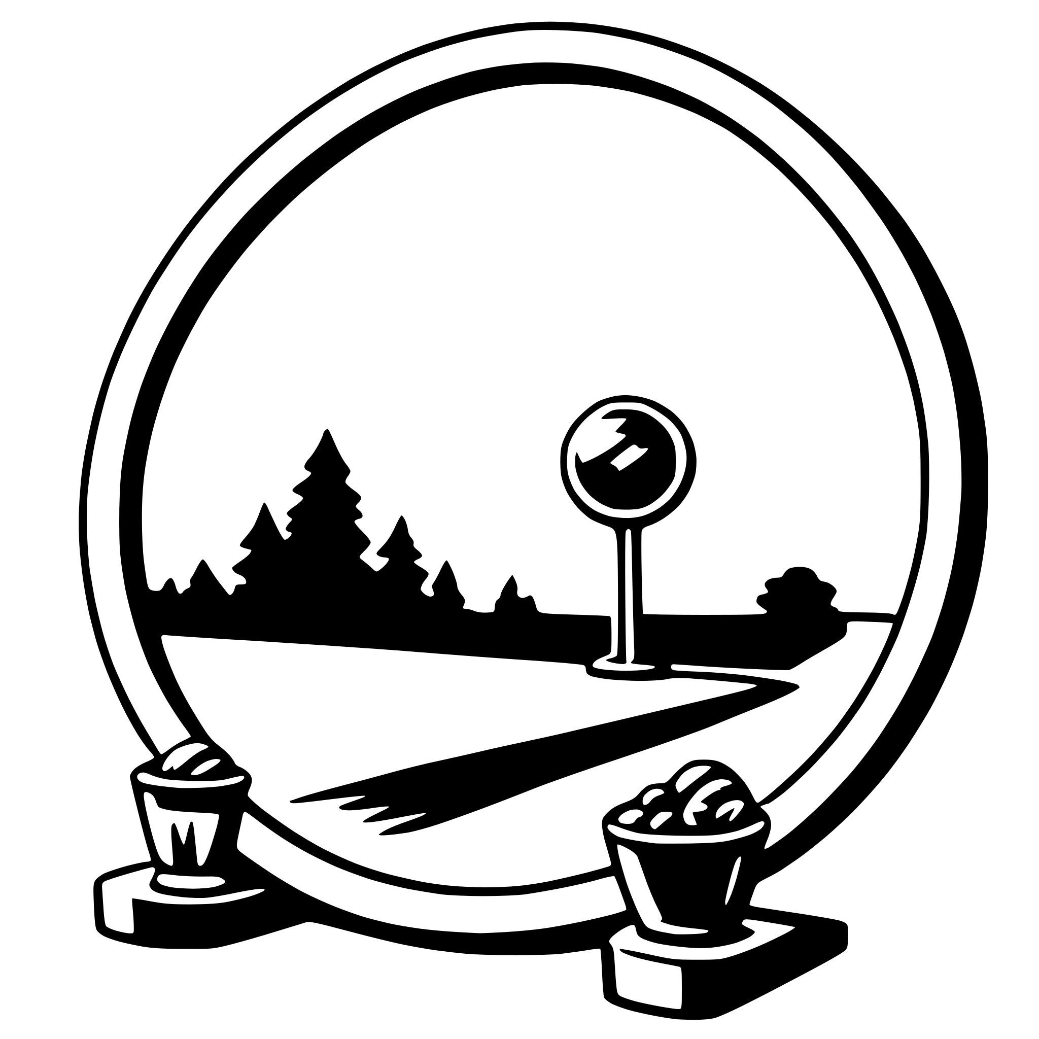 AI-generated SVG of a mirror