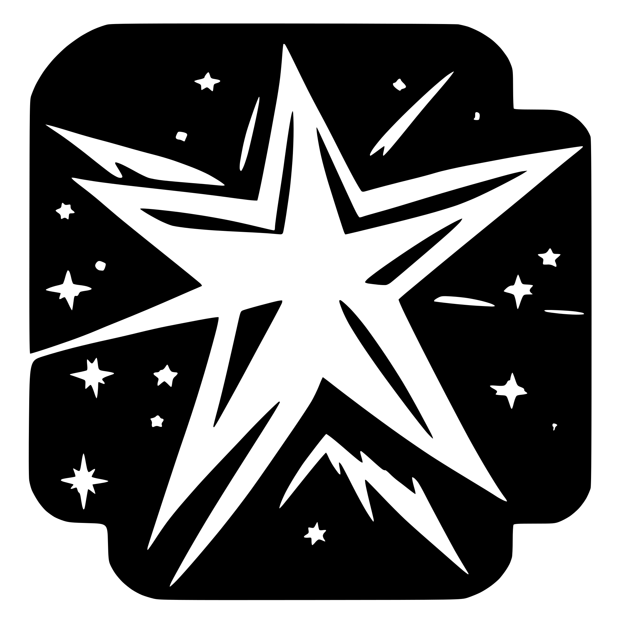 AI-generated SVG of 'star outline with gaps'