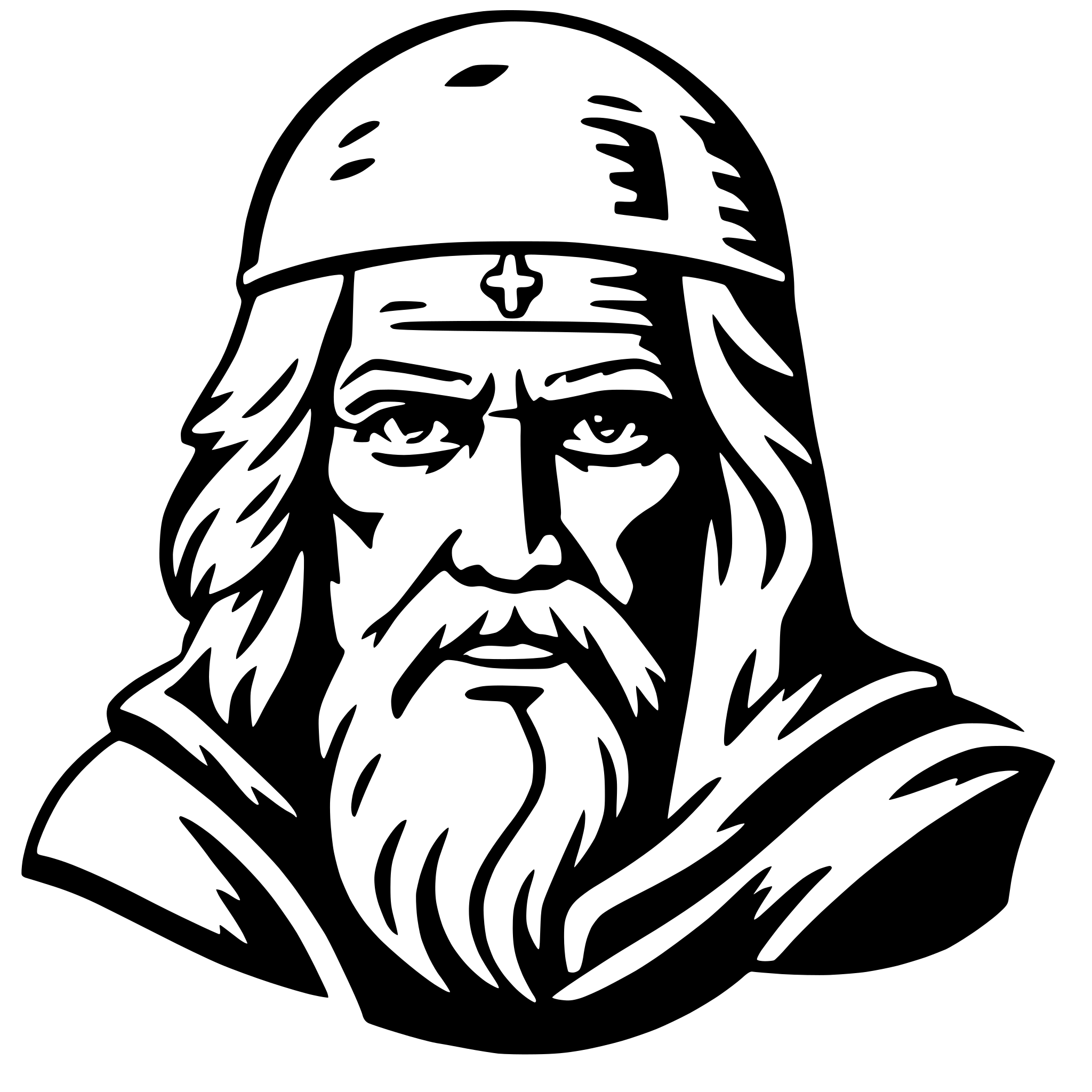 AI-generated SVG of 'odin'