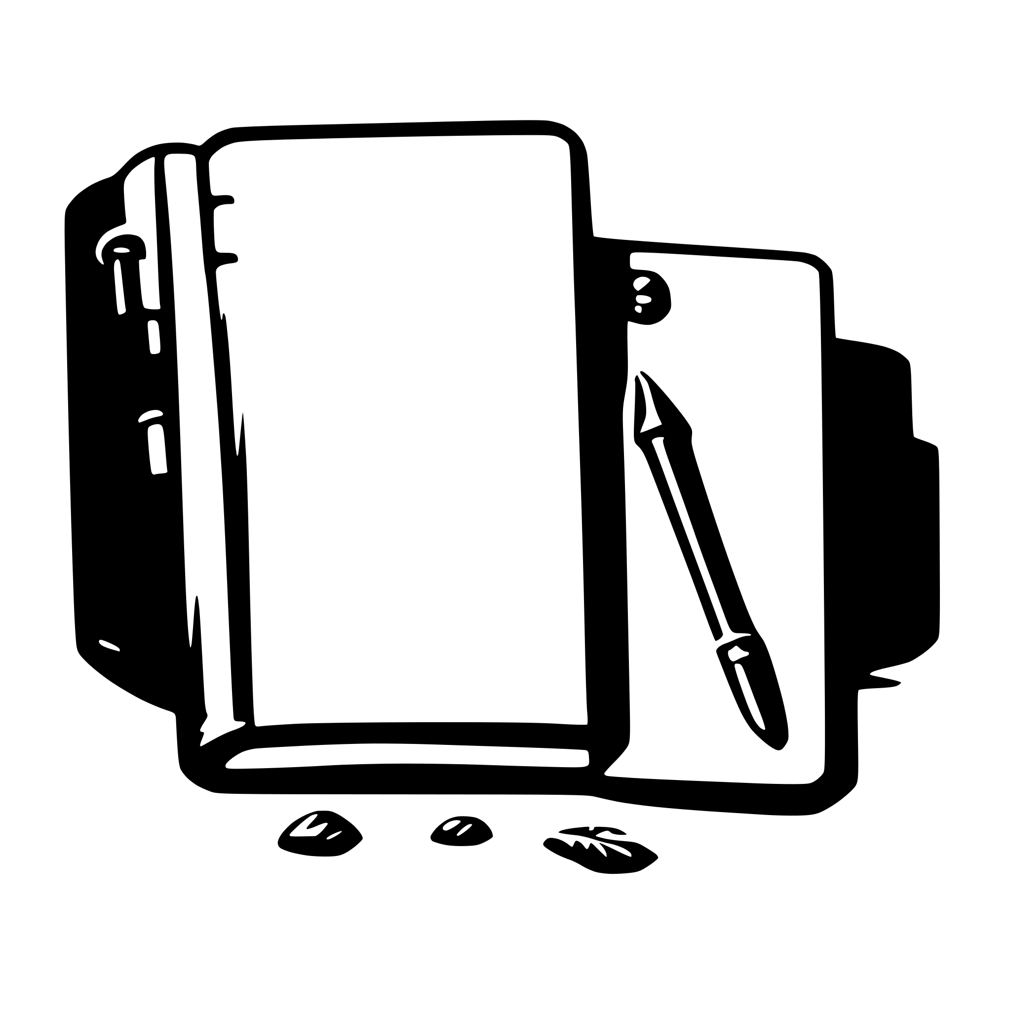 AI-generated SVG of a diary