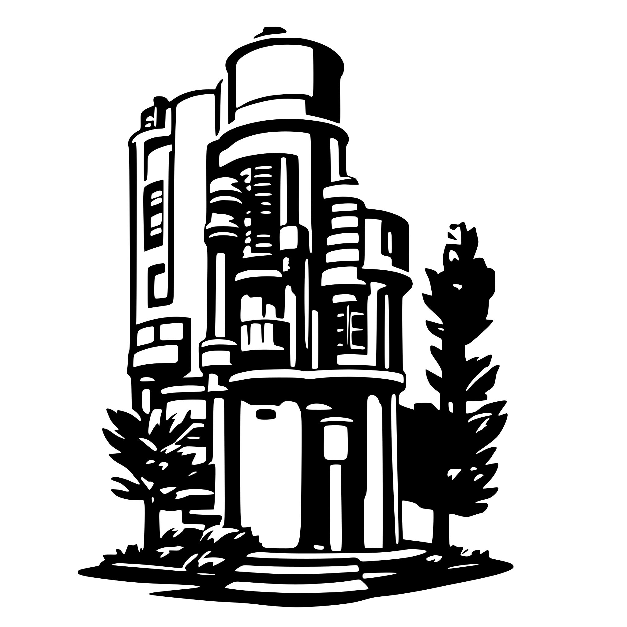 AI-generated SVG of 'credo econell next blueprint'