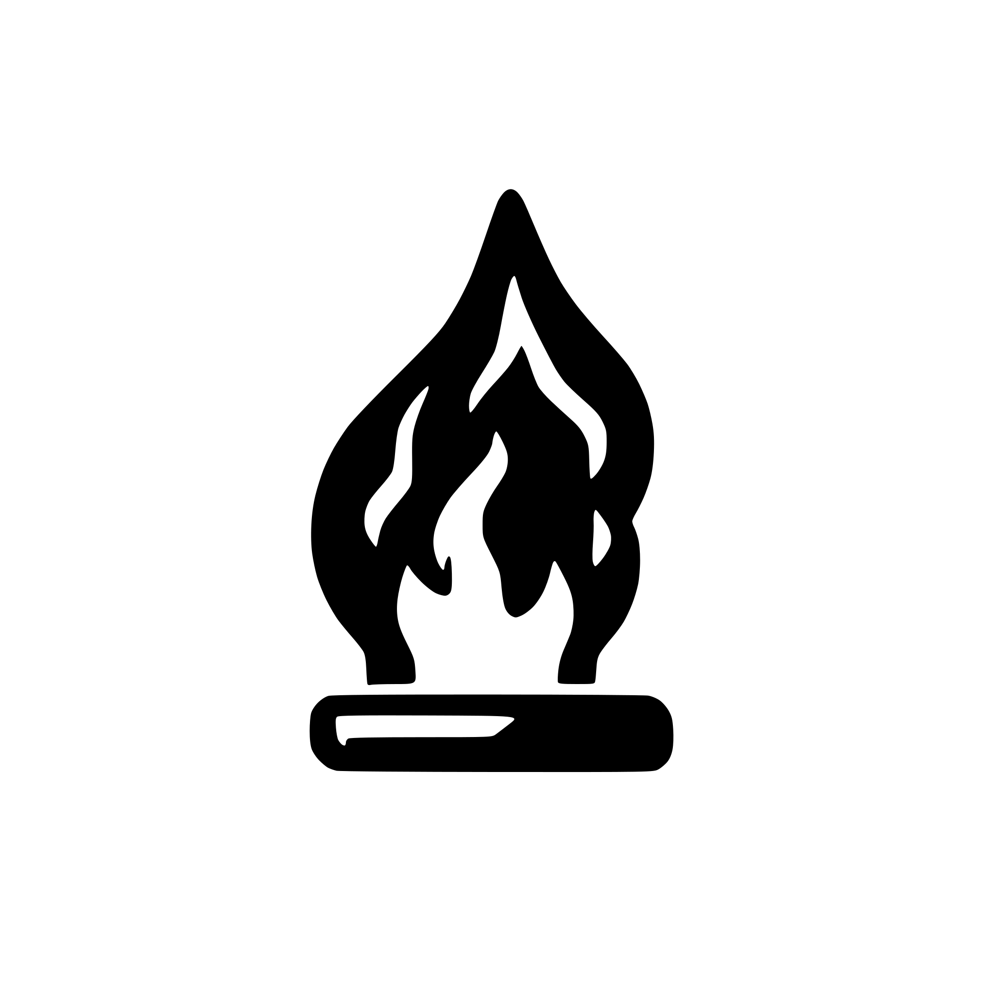AI-generated SVG of a fire