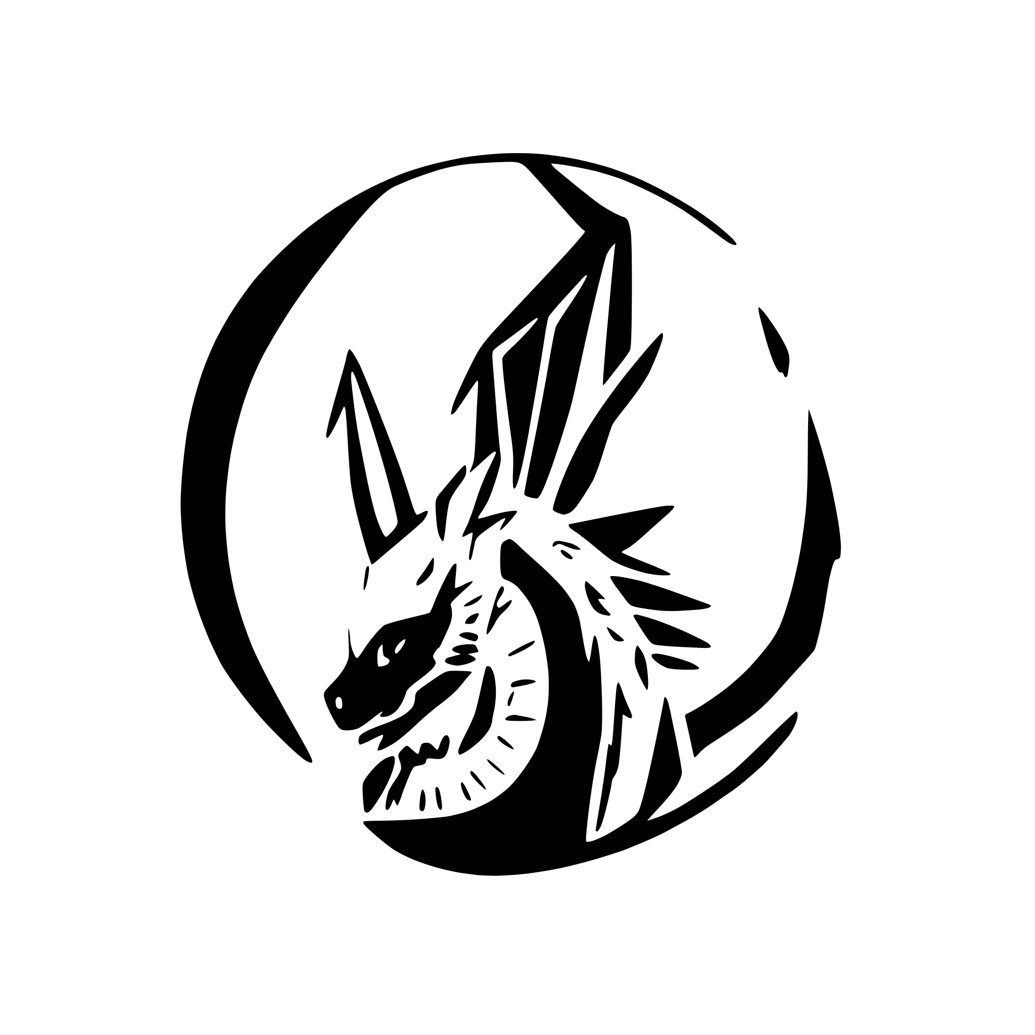 AI-generated SVG of a small shard of dragon