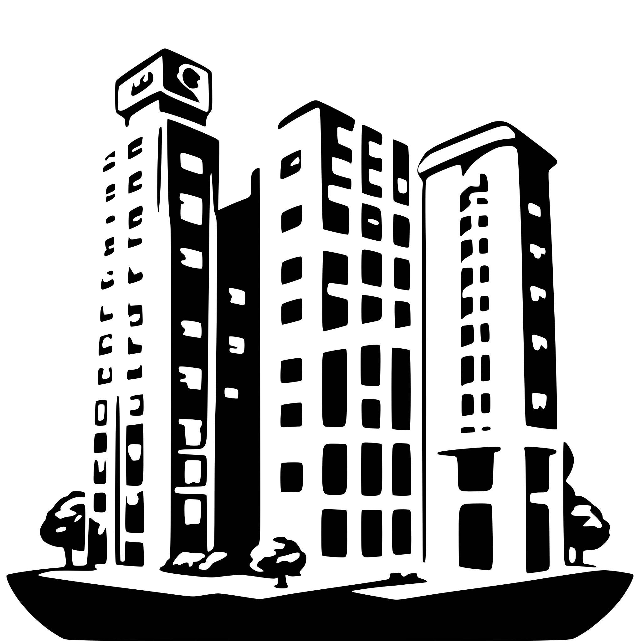 AI-generated SVG of a building managment system