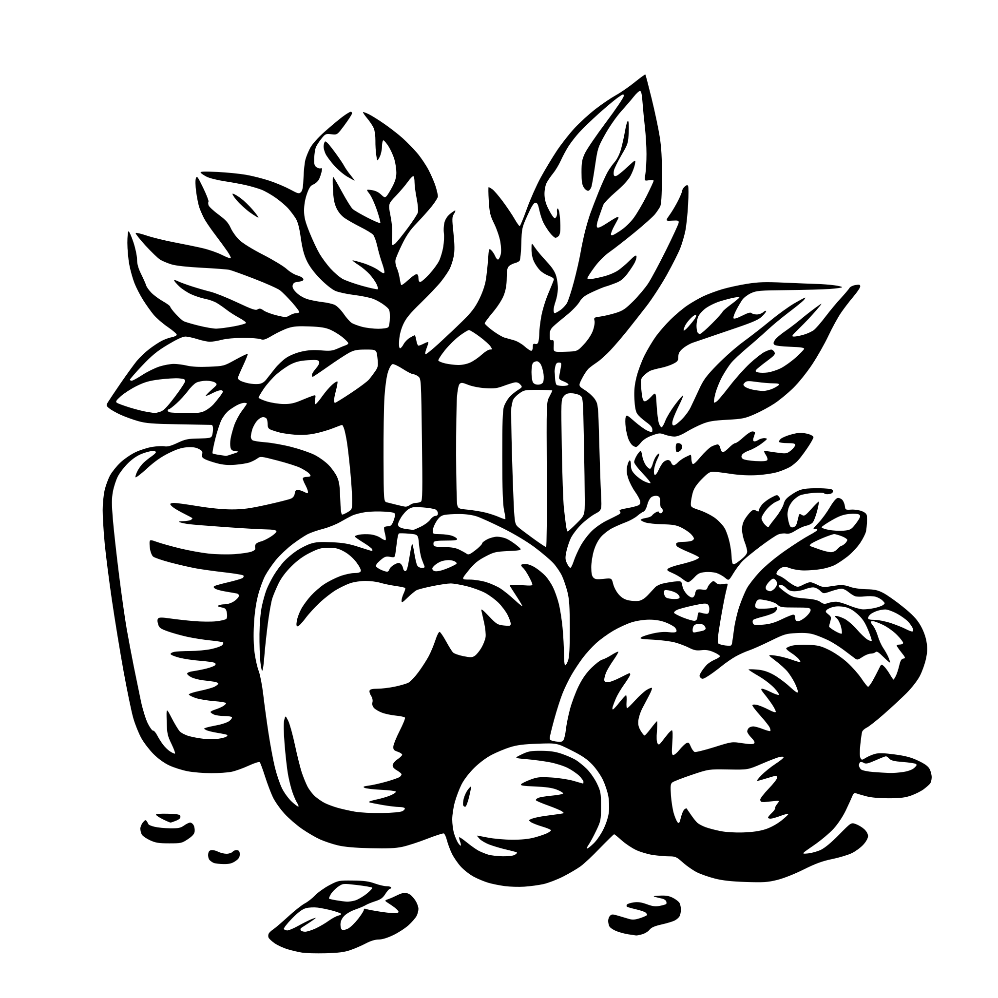 AI-generated SVG of a vegetables