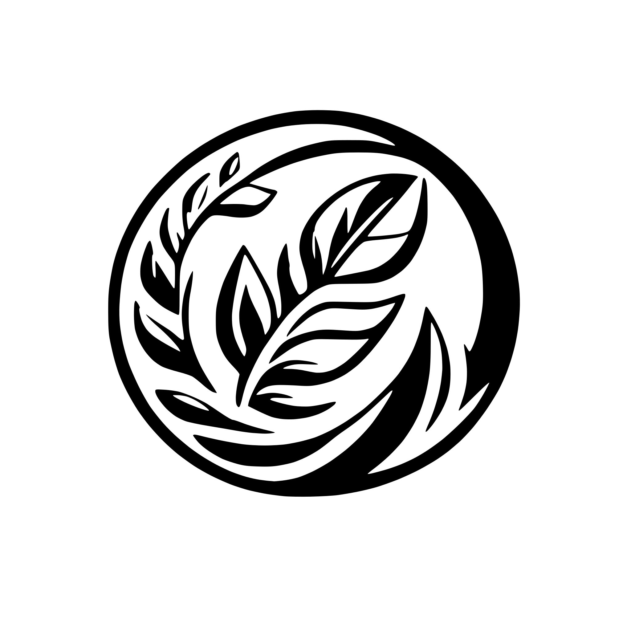 AI-generated SVG of a sXLauncher logo circle