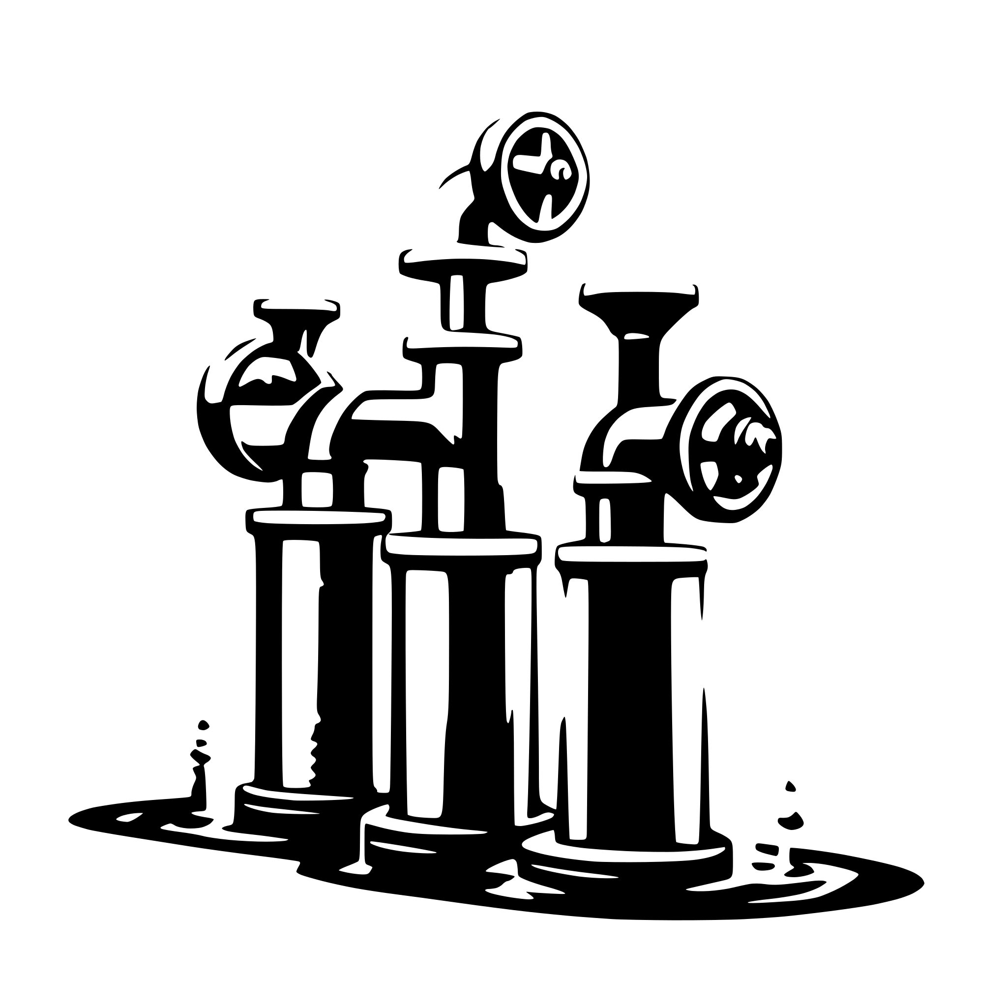 AI-generated SVG of 'water pumps'
