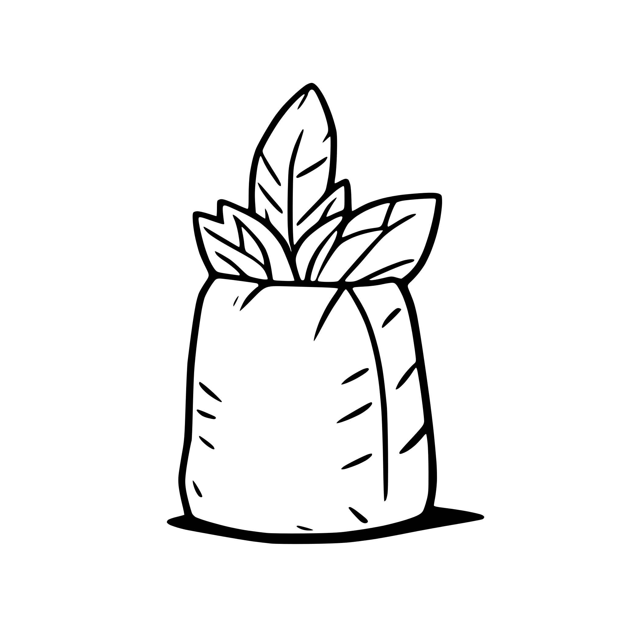 AI-generated SVG of a 50kg maize sack