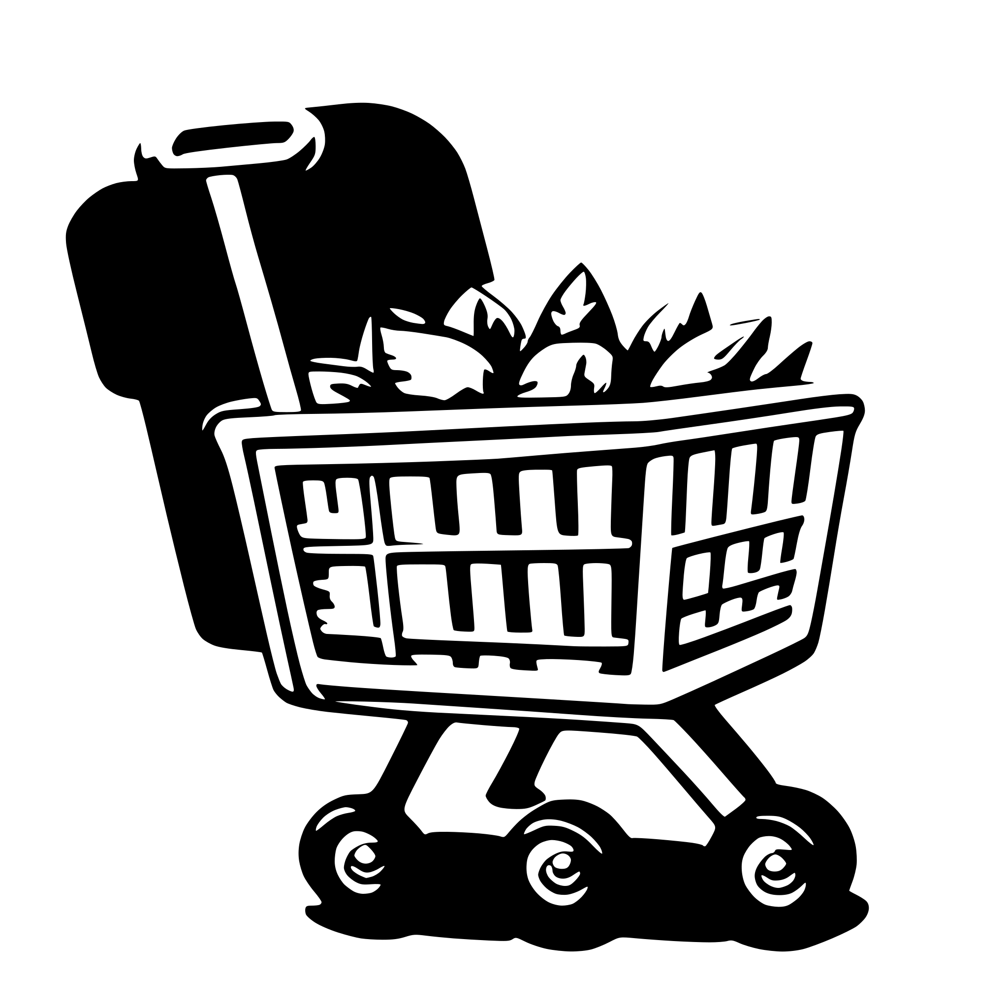 AI-generated SVG of a shopping cart