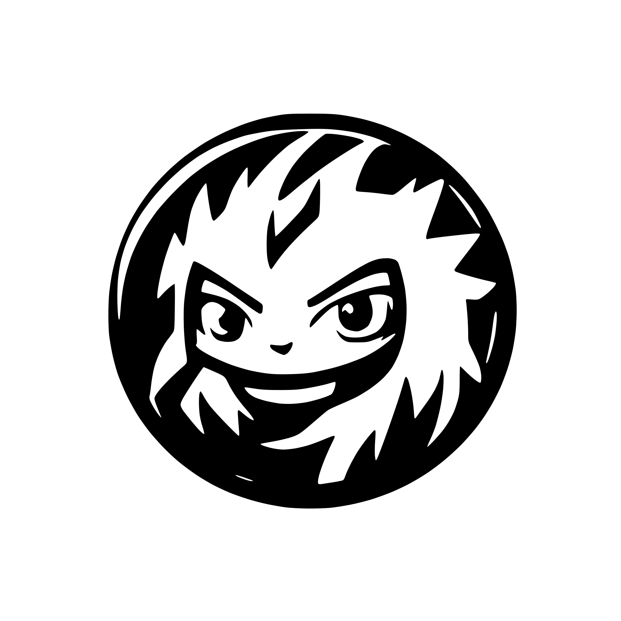 AI-generated SVG of a monster
