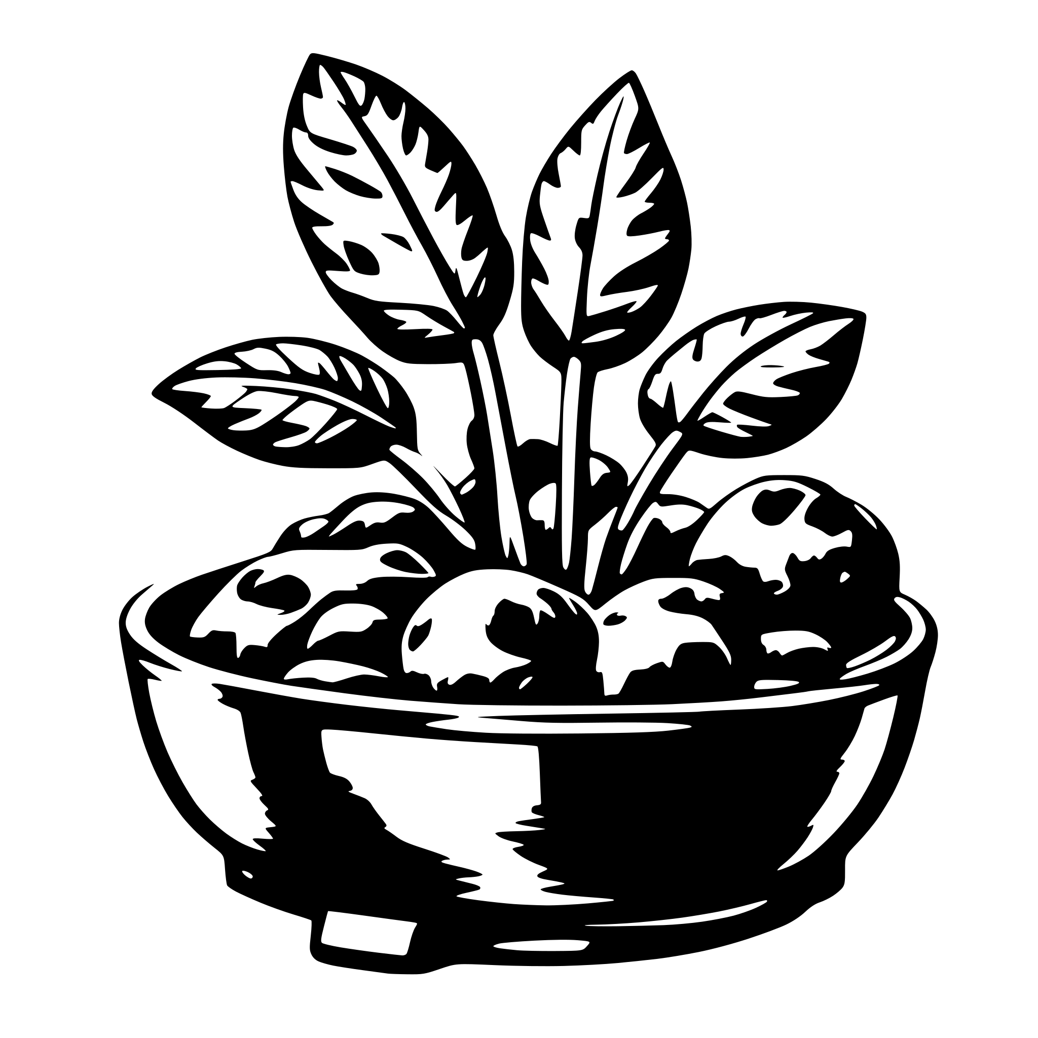 AI-generated SVG of 'bakterium'